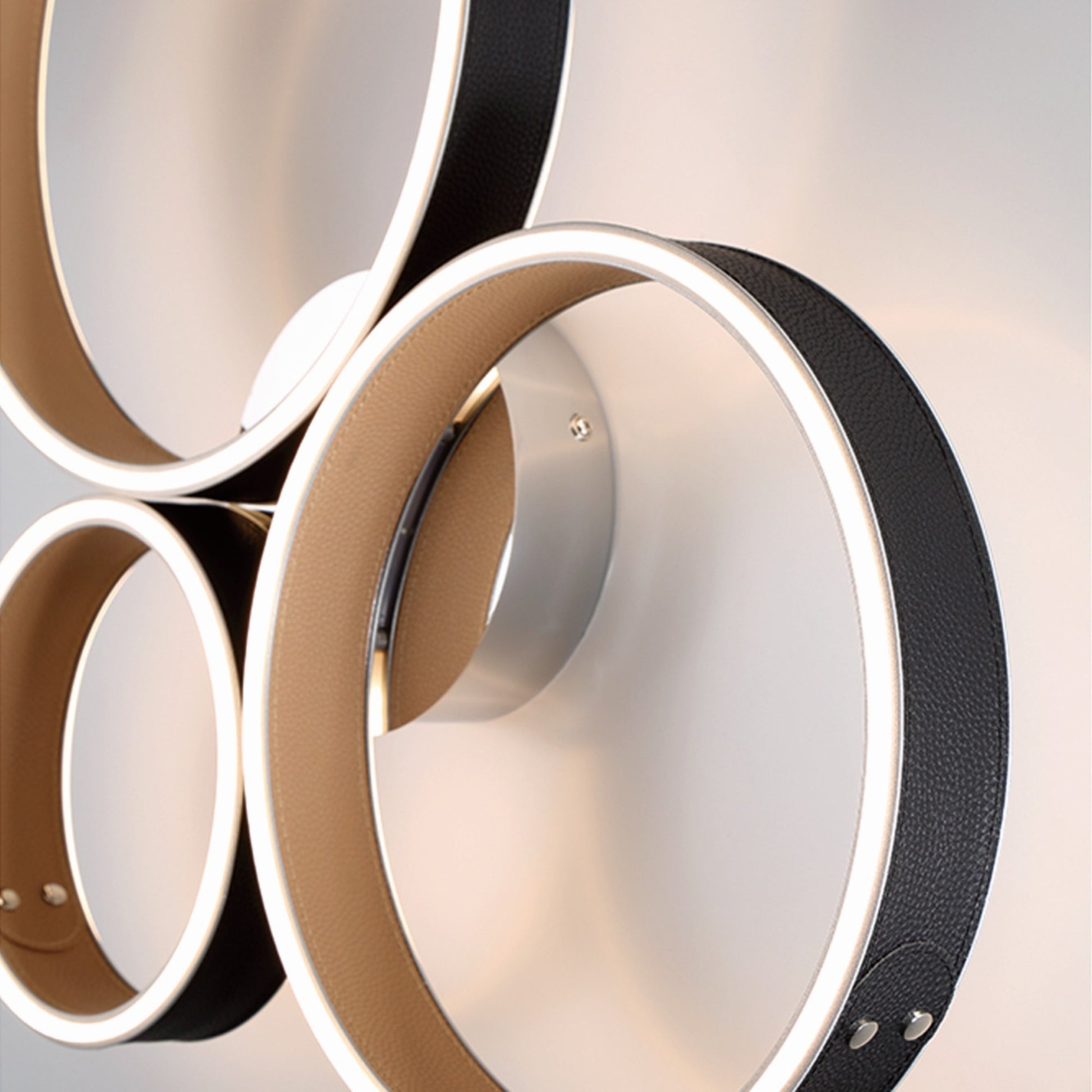 Verdura 3-Light 25" LED Flush Mount, Black Finish - Bees Lighting