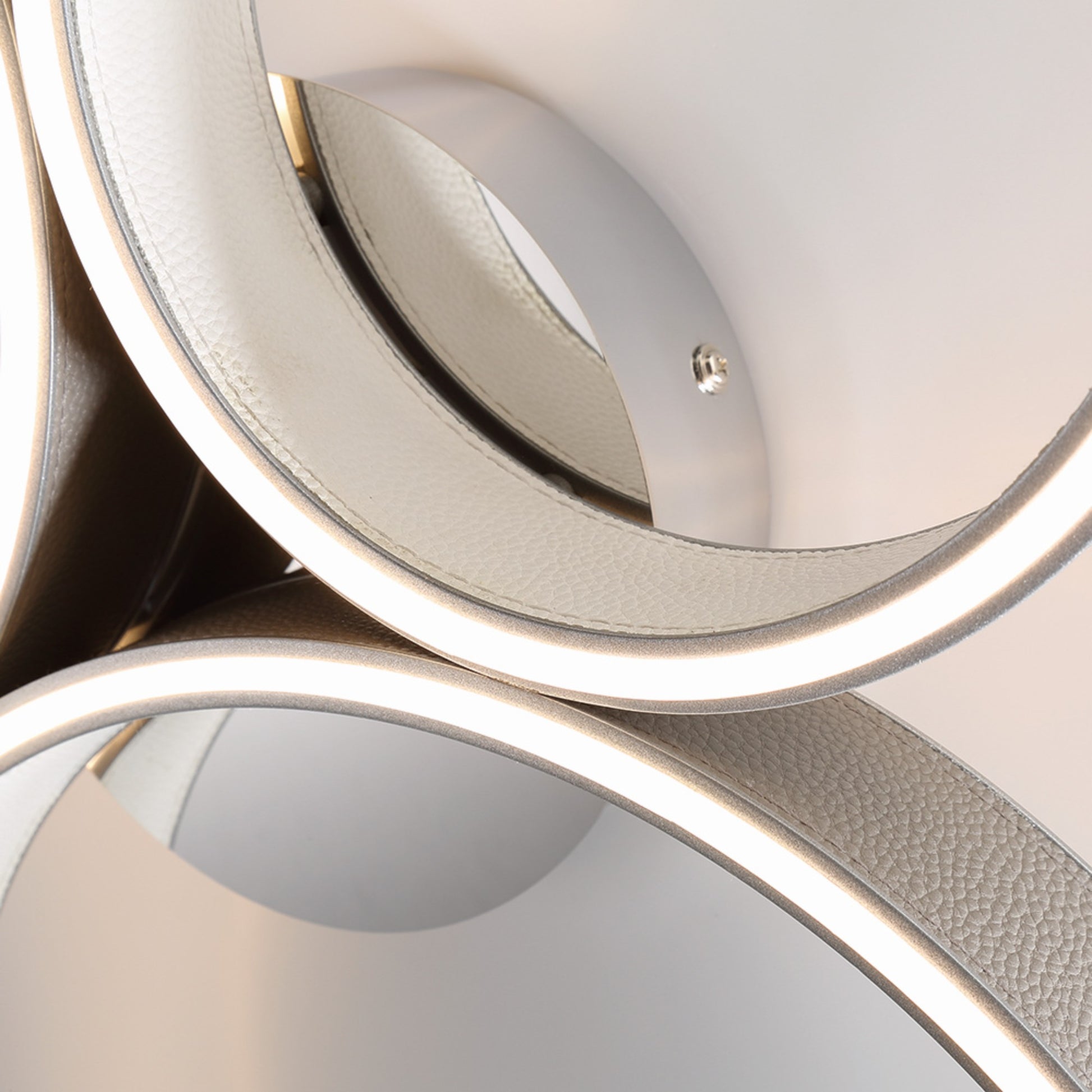 Verdura 3-Light 25" LED Flush Mount, Gray Finish - Bees Lighting