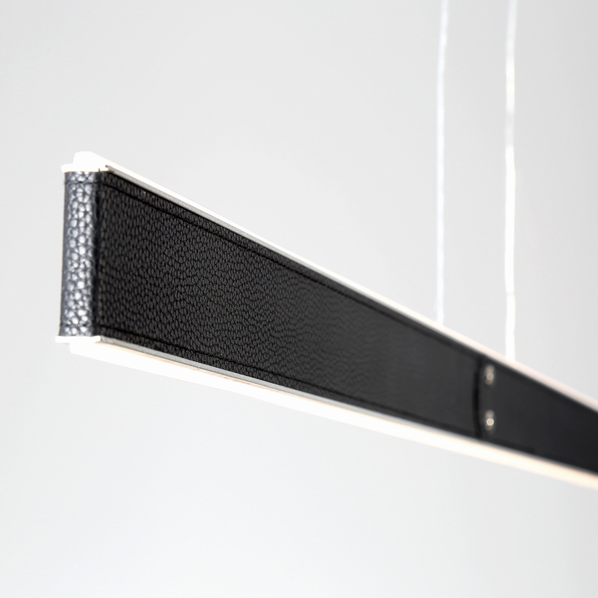 Verdura 42" LED Linear Chandelier, Black Finish - Bees Lighting