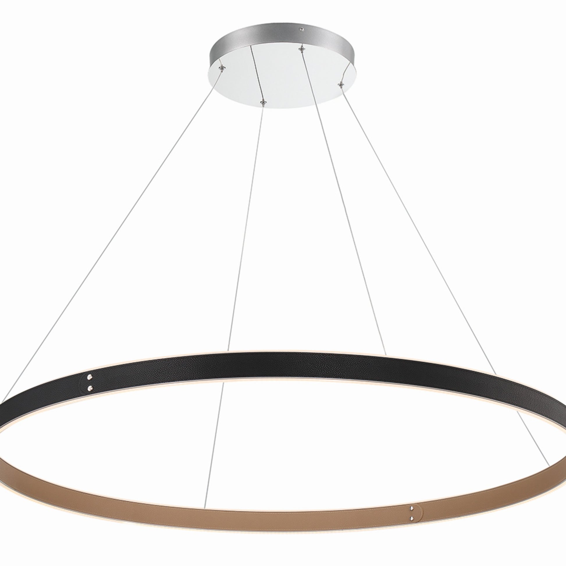 Verdura 45" LED Chandelier, Black Finish - Bees Lighting