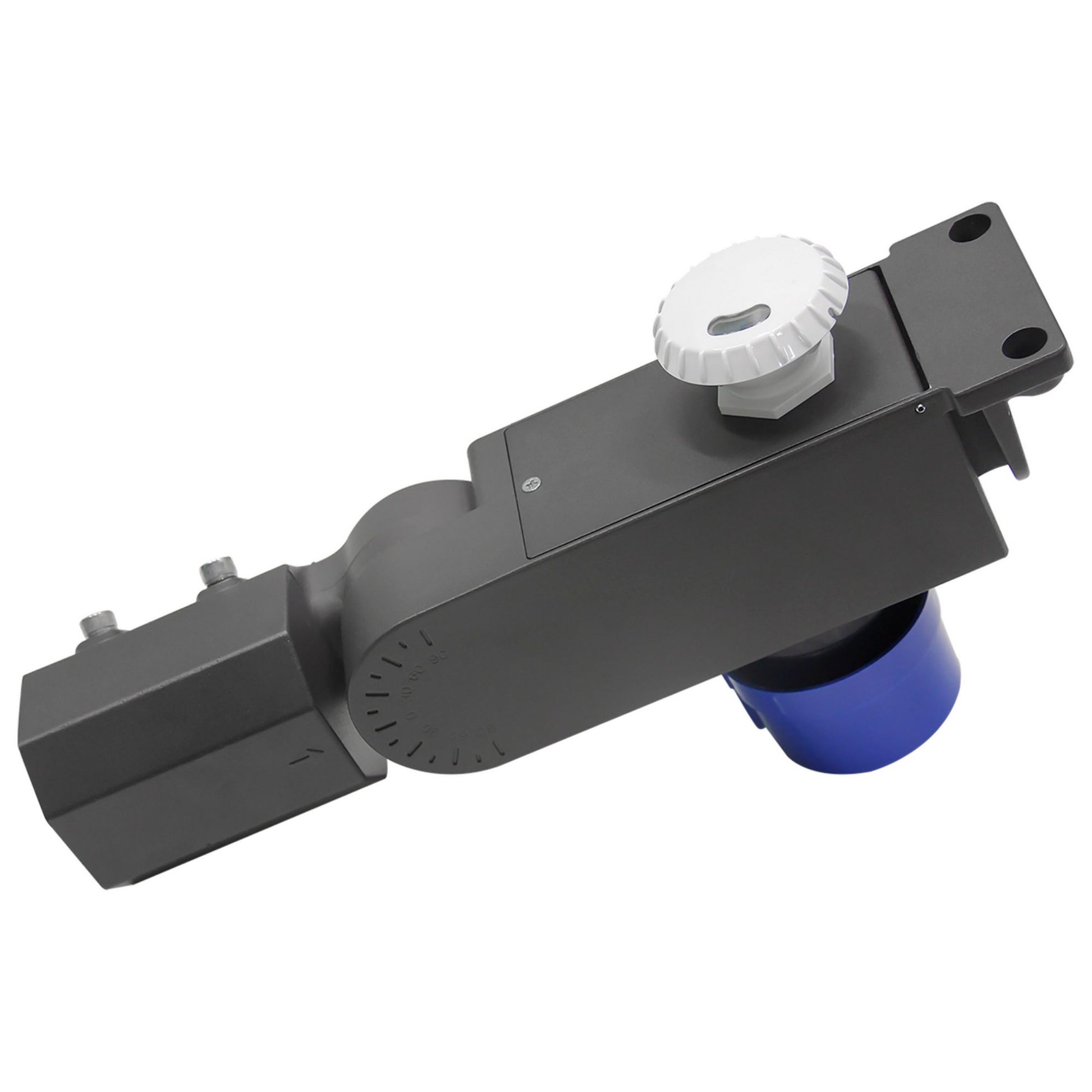 Extended Slipfitter Mount with Sensor Knockouts, For use with Area Light, Bronze Finish - Bees Lighting