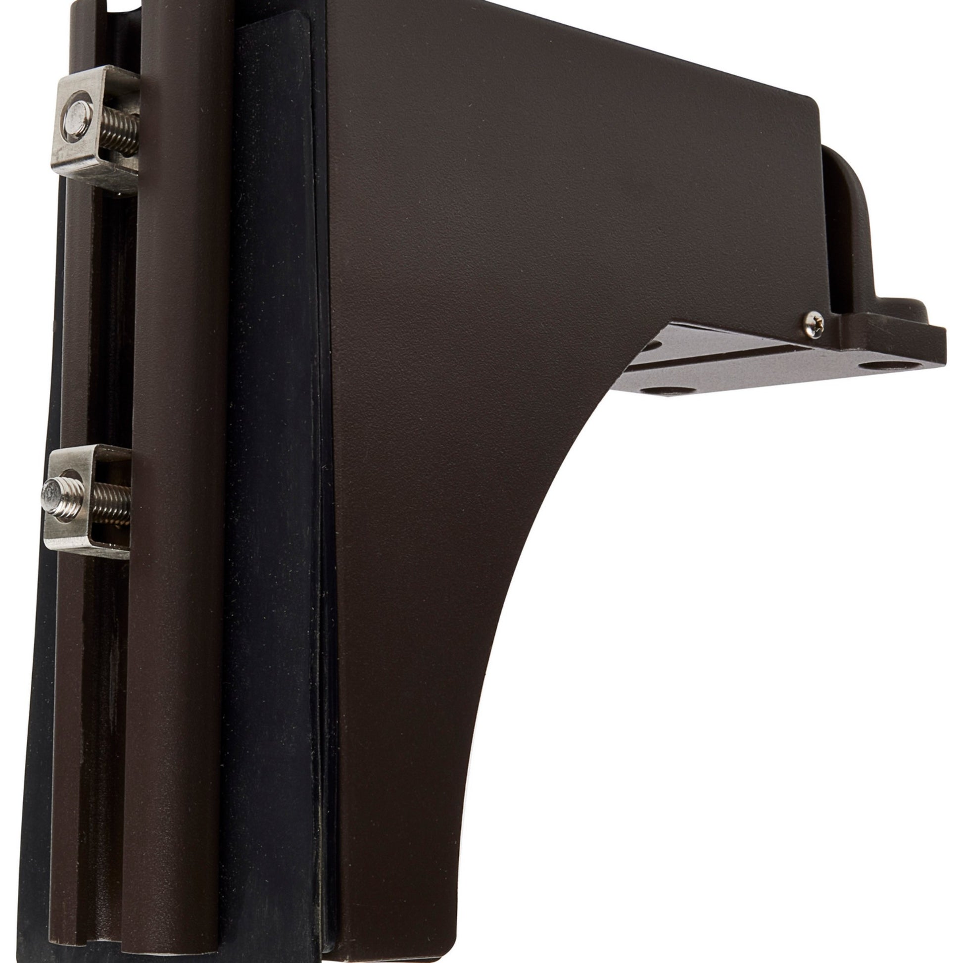 Fixed Arm Mount with Sensor Knockouts, For use with Area Light, Bronze Finish - Bees Lighting