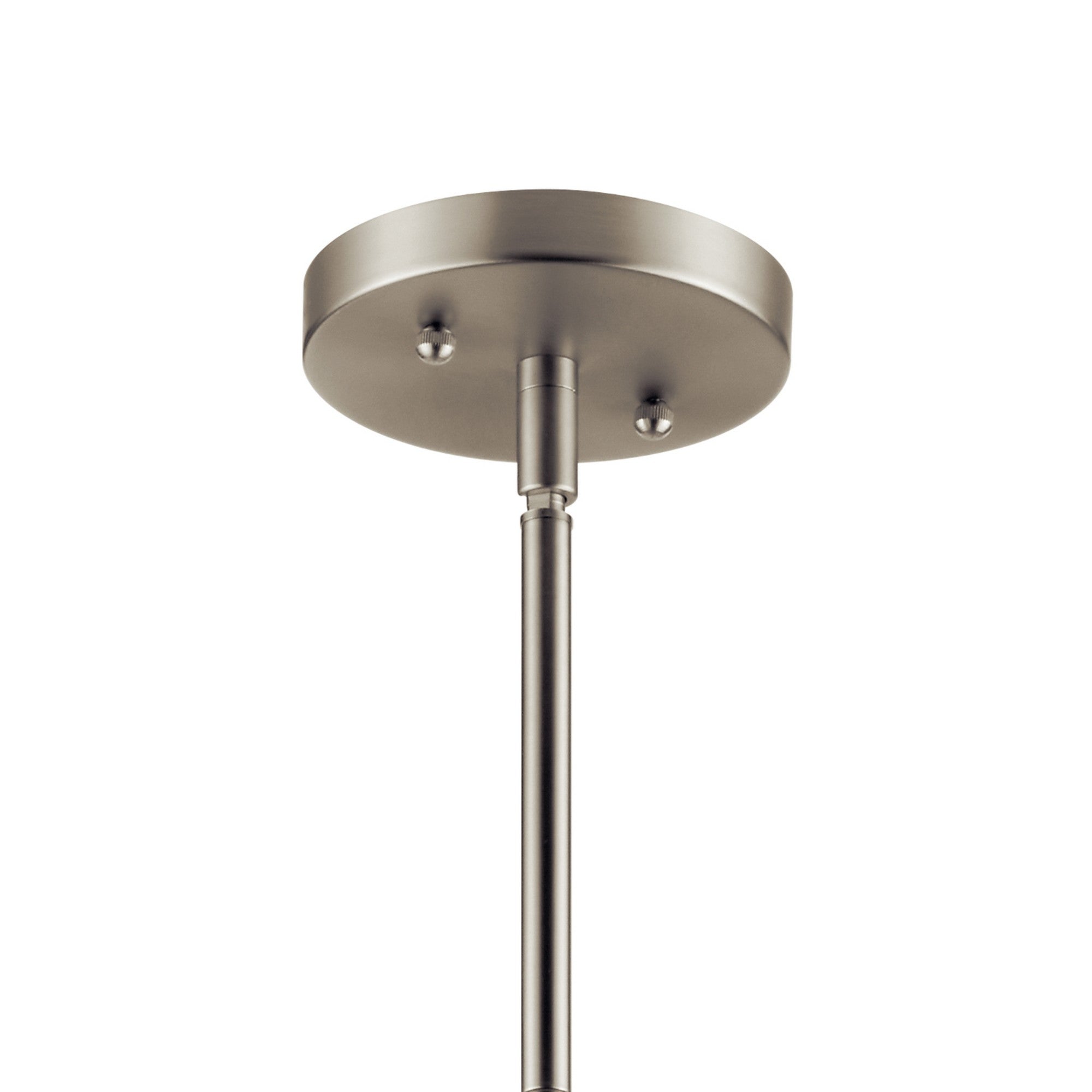 Valserrano 5" Mini Pendant, Brushed Nickel Finish, Clear Etched Glass - Bees Lighting
