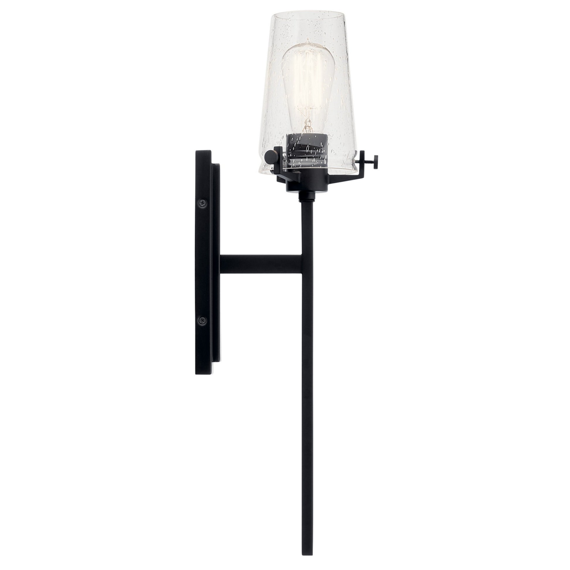 Alton 5" Wall Sconce, Black Finish - Bees Lighting