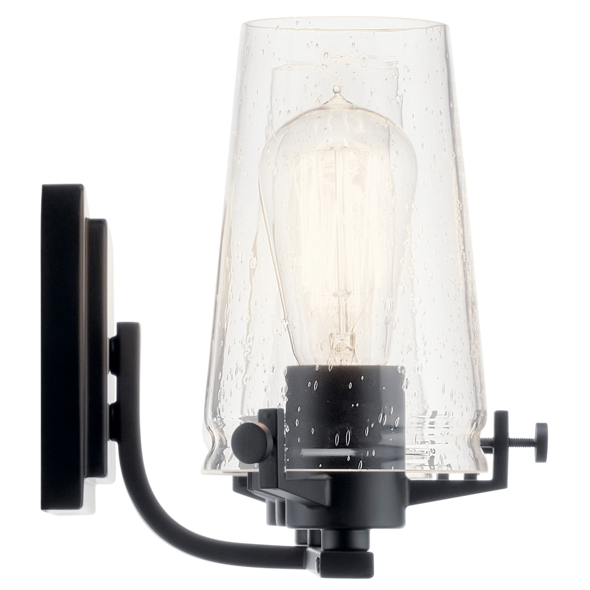 Alton 24" 3-Light Bath Vanity Light, Black Finish - Bees Lighting