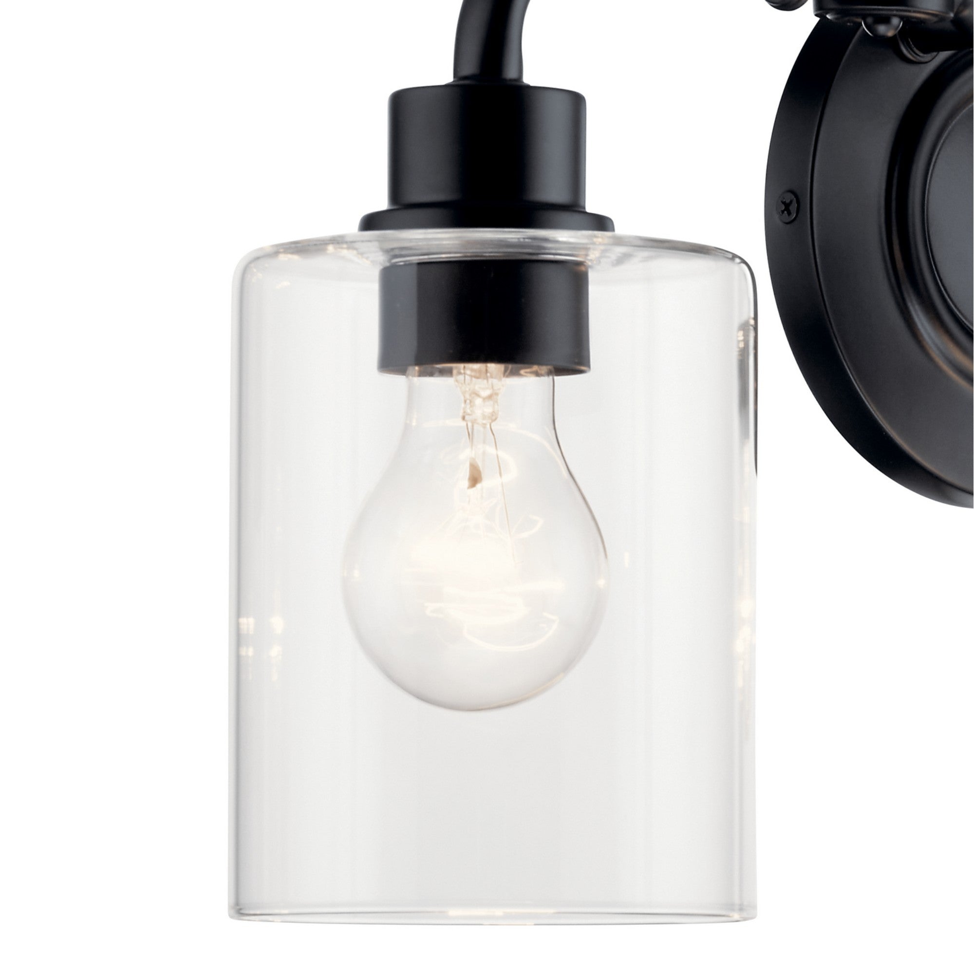 Gunnison 24" 3-Light Bath Vanity Light, Black Finish - Bees Lighting