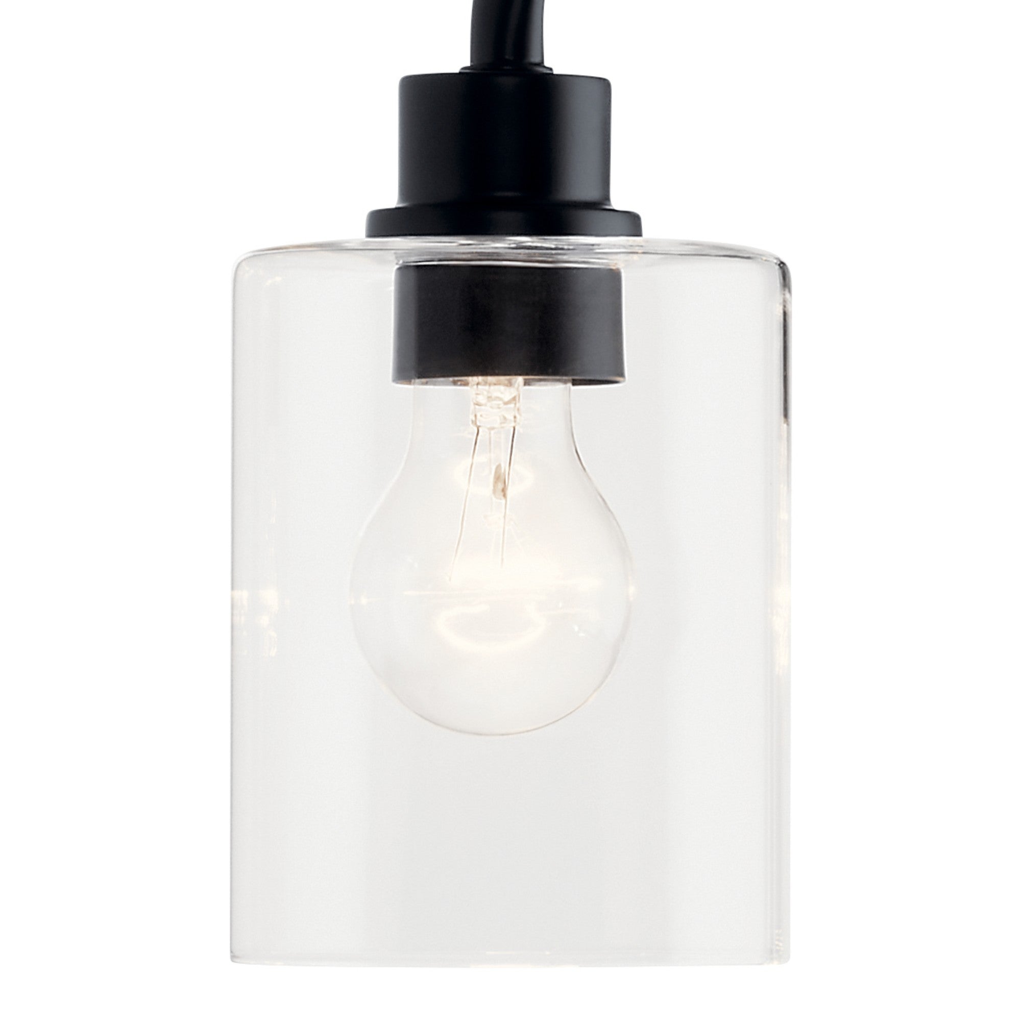 Gunnison 34" 4-Light Bath Vanity Light, Black Finish - Bees Lighting