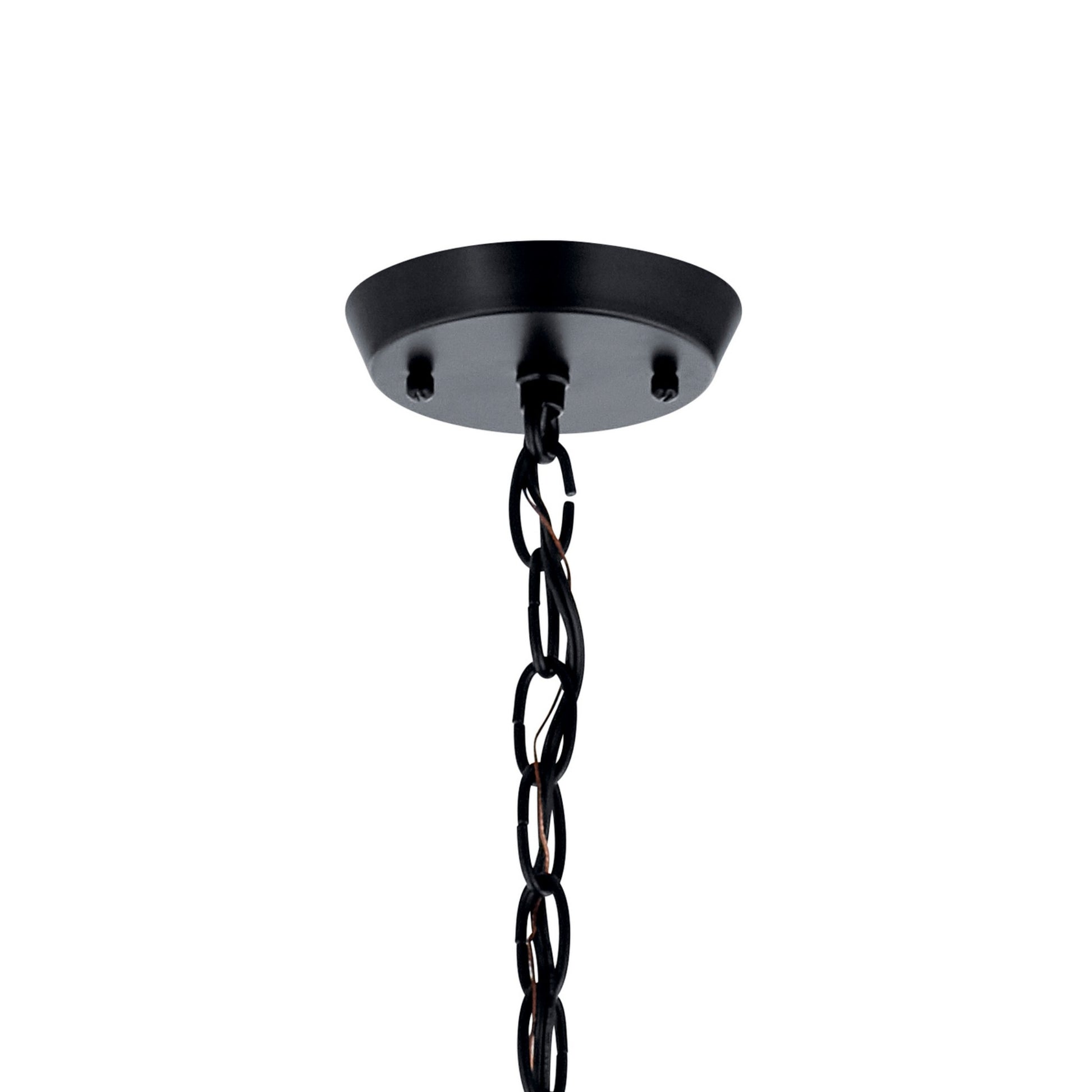 Kennewick 20" 3-Light Chandelier, Black Finish - Bees Lighting