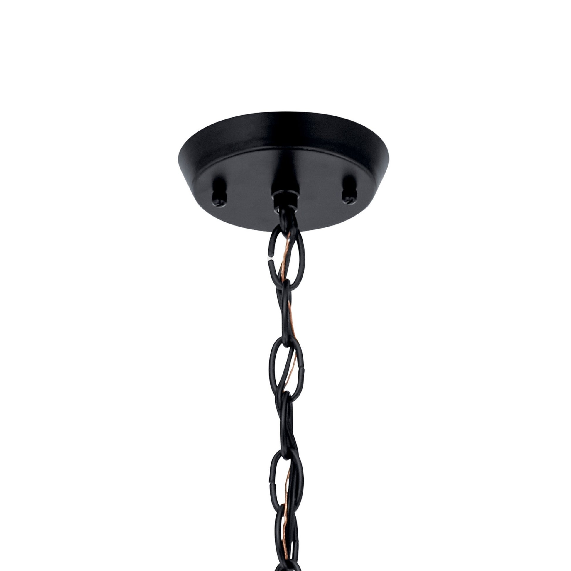 Kennewick 18" 5-Light Chandelier, Black Finish - Bees Lighting
