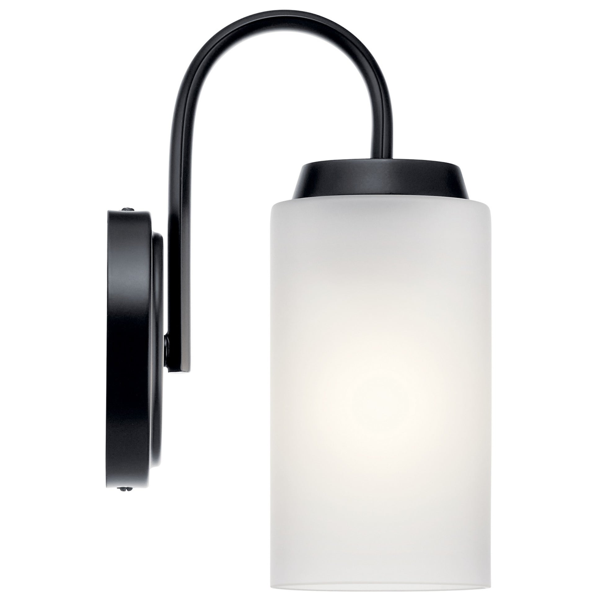 Kennewick 5" Wall Sconce, Black Finish - Bees Lighting