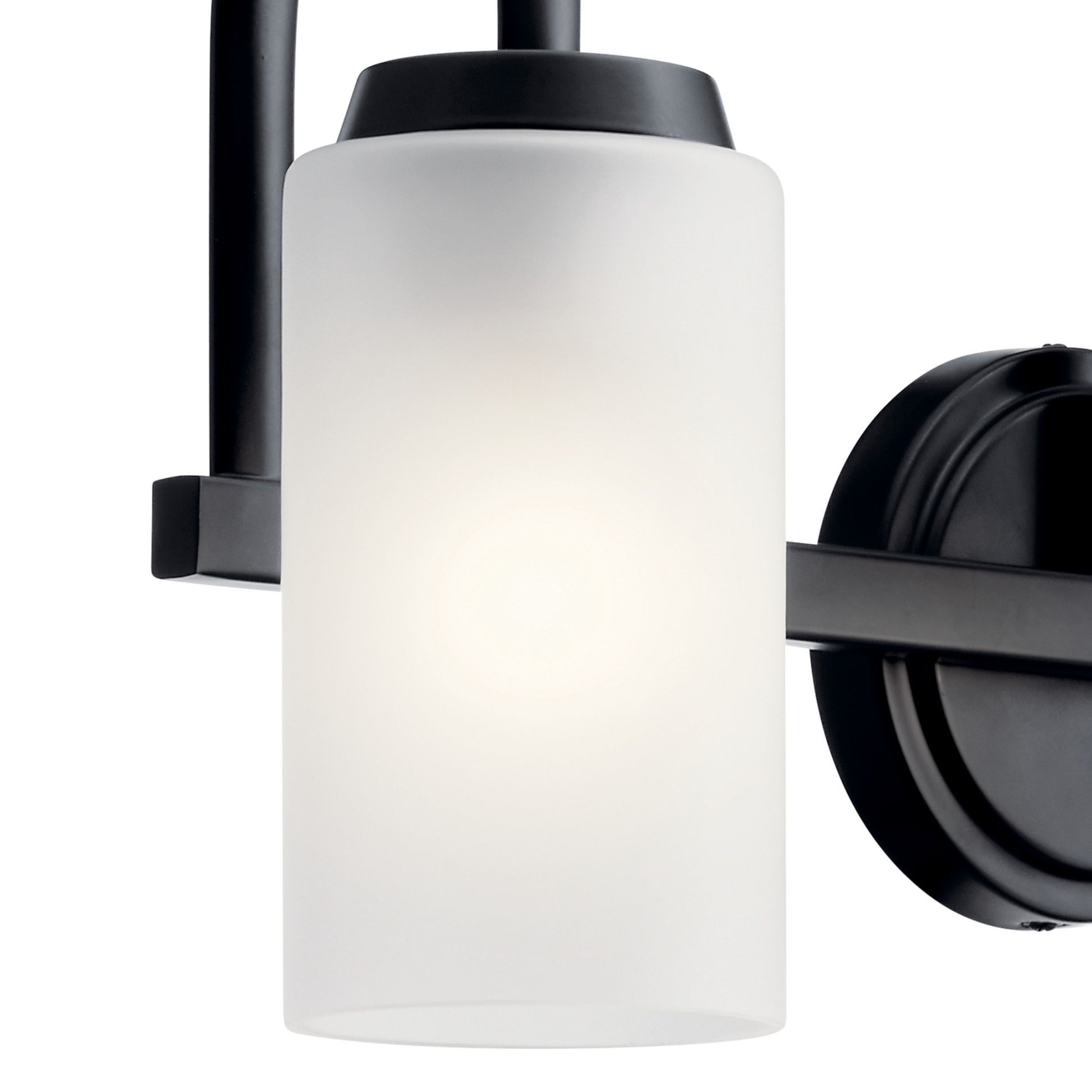 Kennewick 23" 3-Light Bath Vanity Light, Black Finish - Bees Lighting