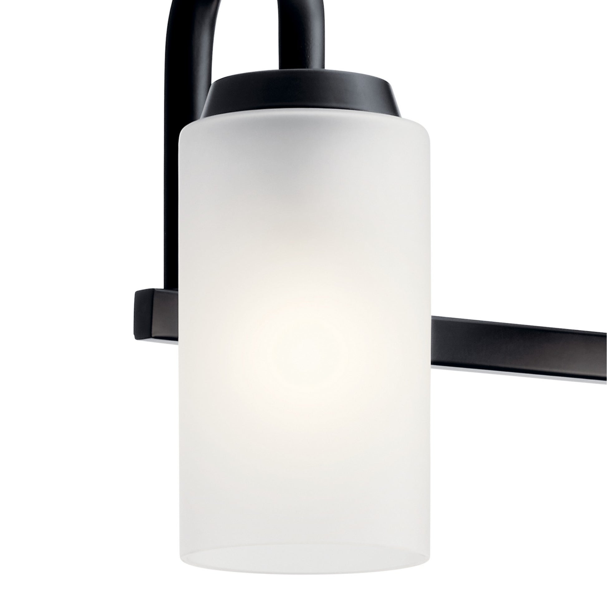 Kennewick 32" 4-Light Bath Vanity Light, Black Finish - Bees Lighting