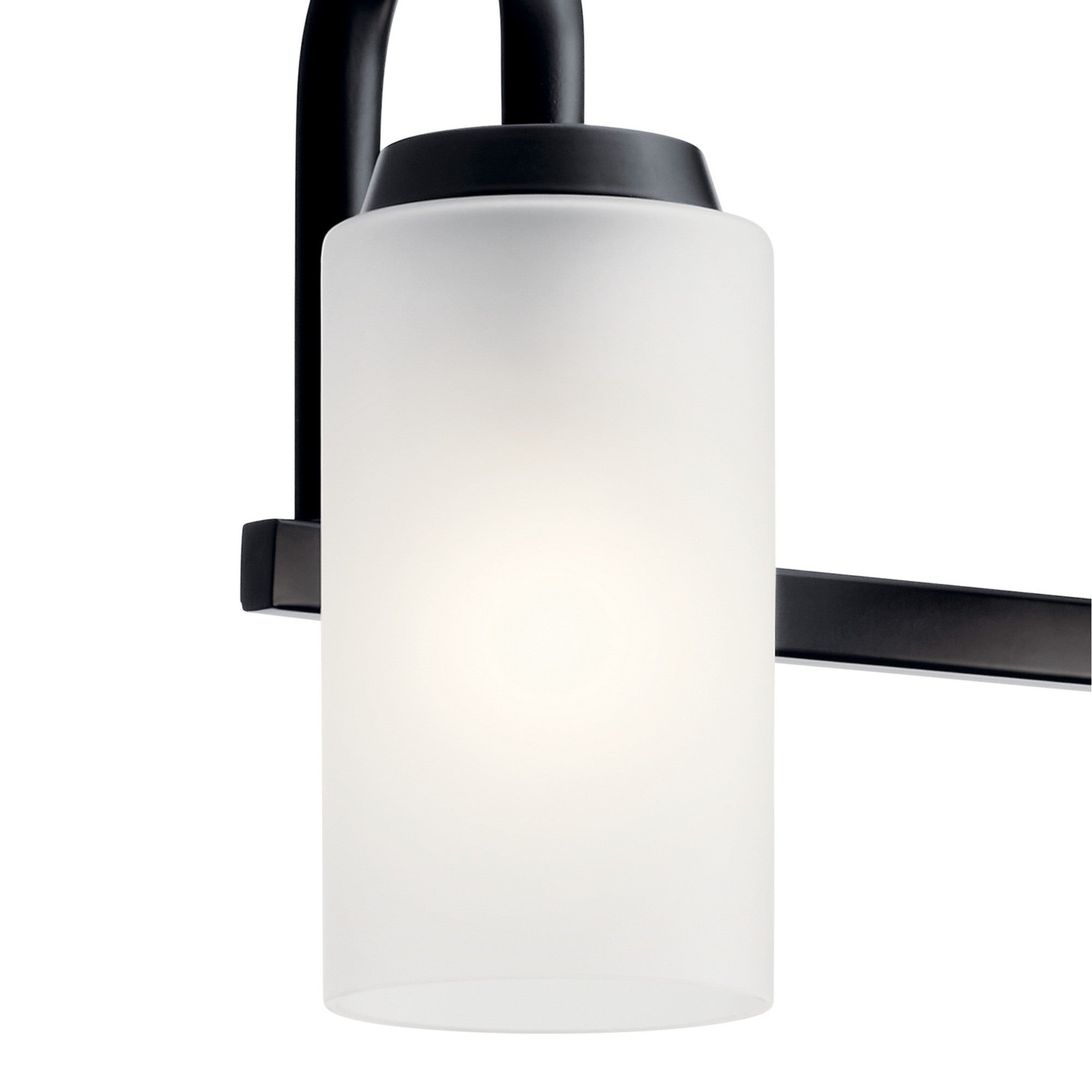 Kennewick 32" 4-Light Bath Vanity Light, Black Finish - Bees Lighting