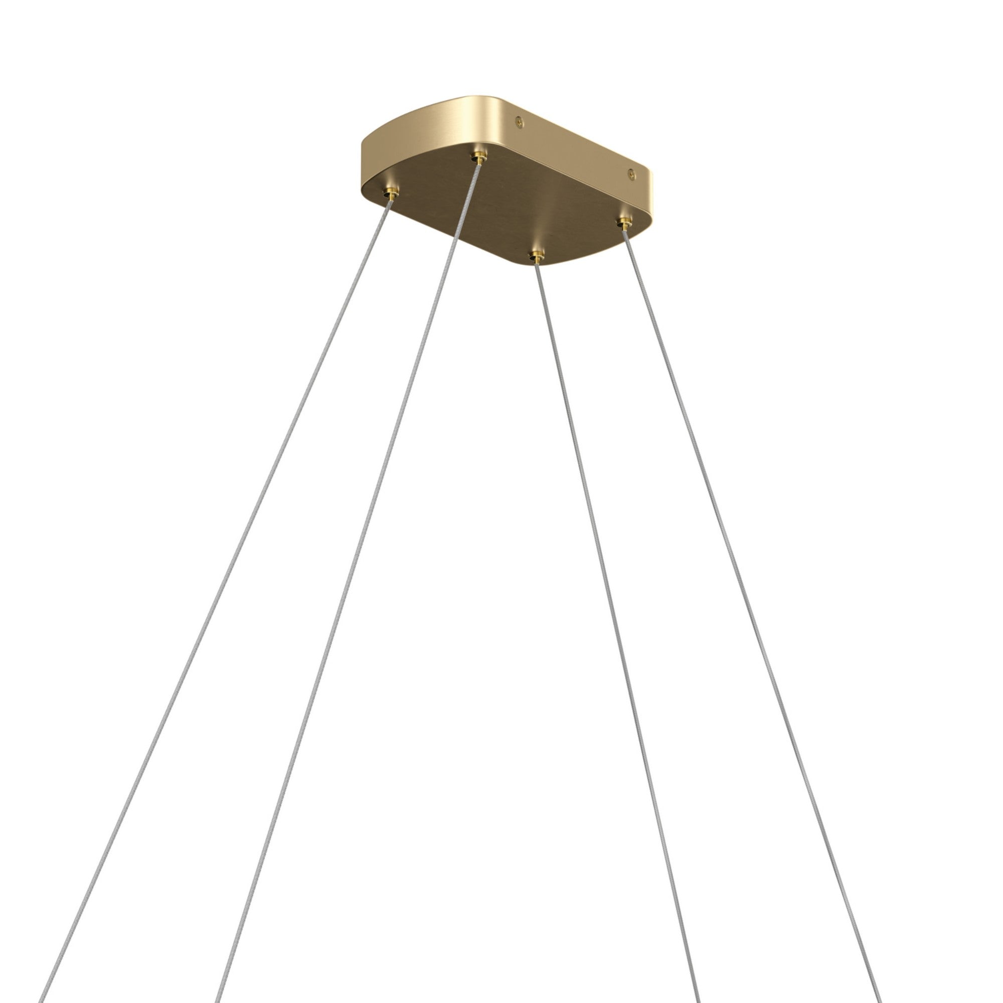 Koloa 41" LED Chandelier, Champagne Gold Finish - Bees Lighting