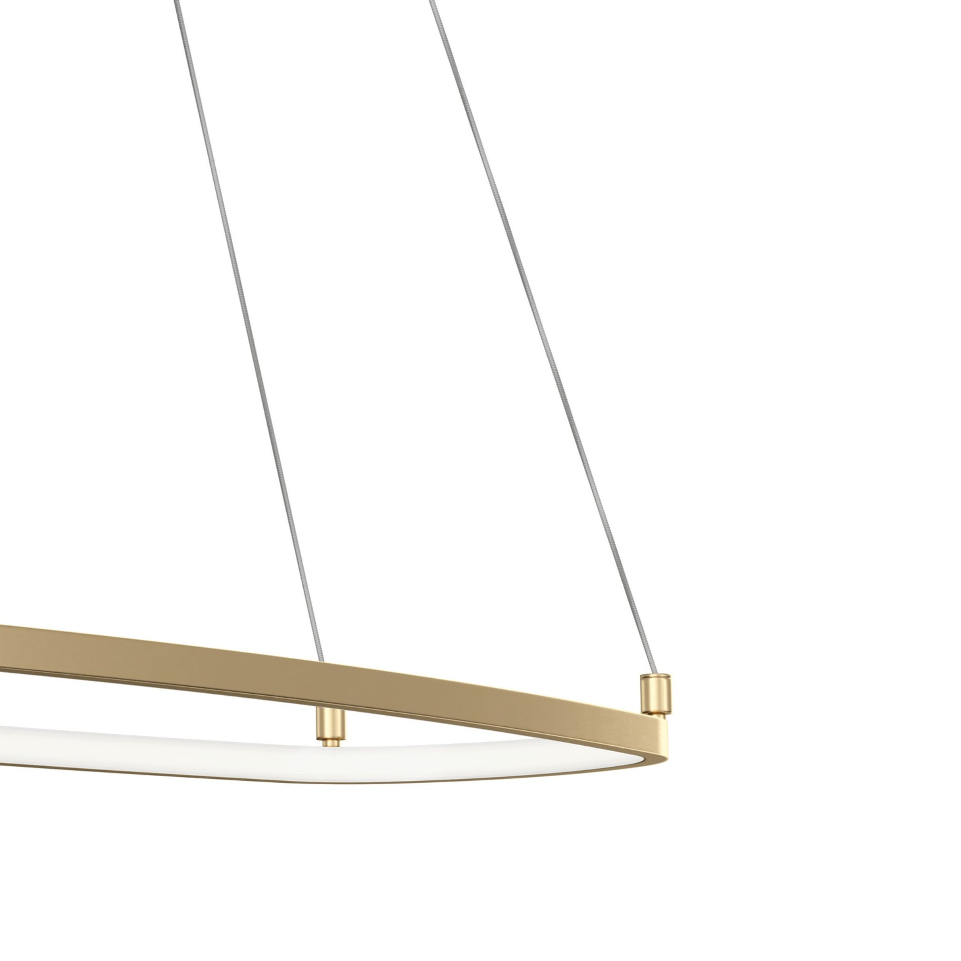 Koloa 41" LED Chandelier, Champagne Gold Finish - Bees Lighting