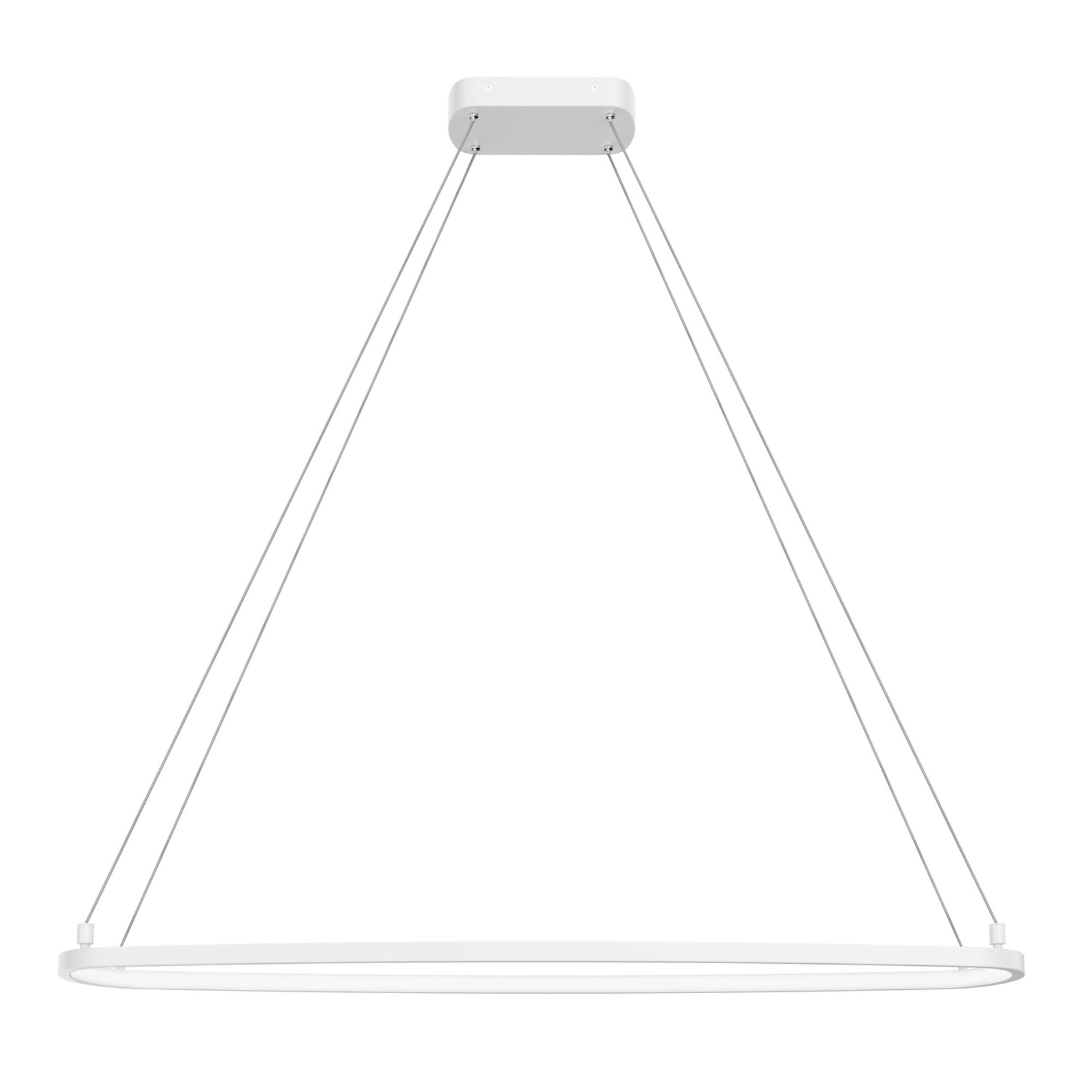 Koloa 41" LED Chandelier, White Finish - Bees Lighting