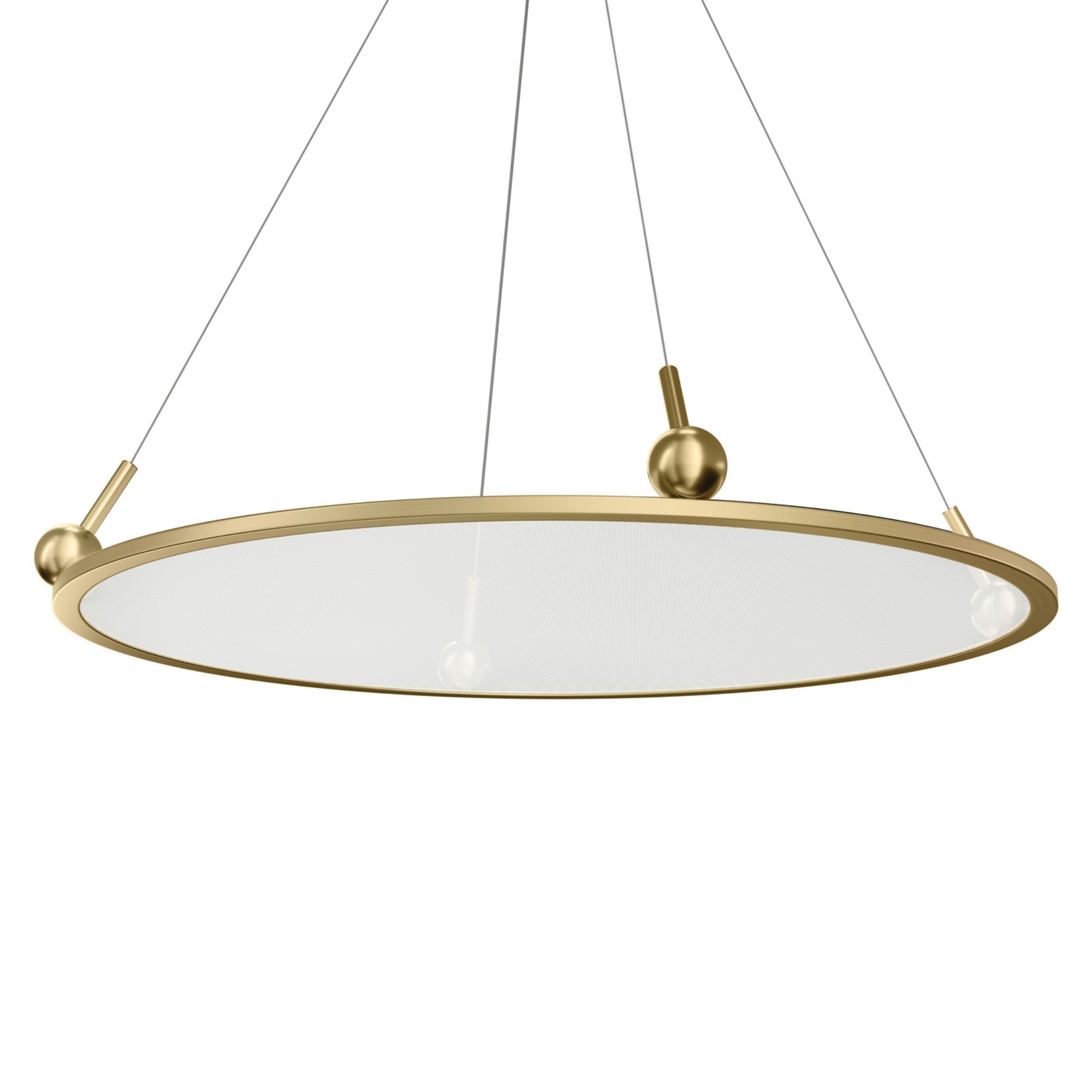 Jovian 30" LED Chandelier, Champagne Gold Finish - Bees Lighting