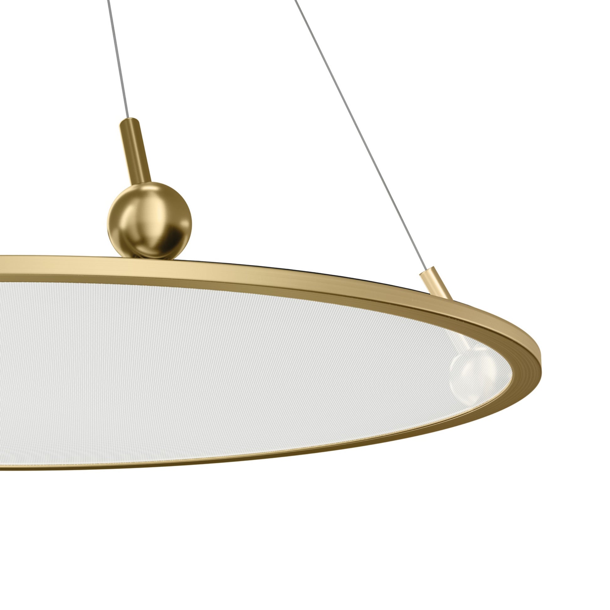 Jovian 30" LED Chandelier, Champagne Gold Finish - Bees Lighting