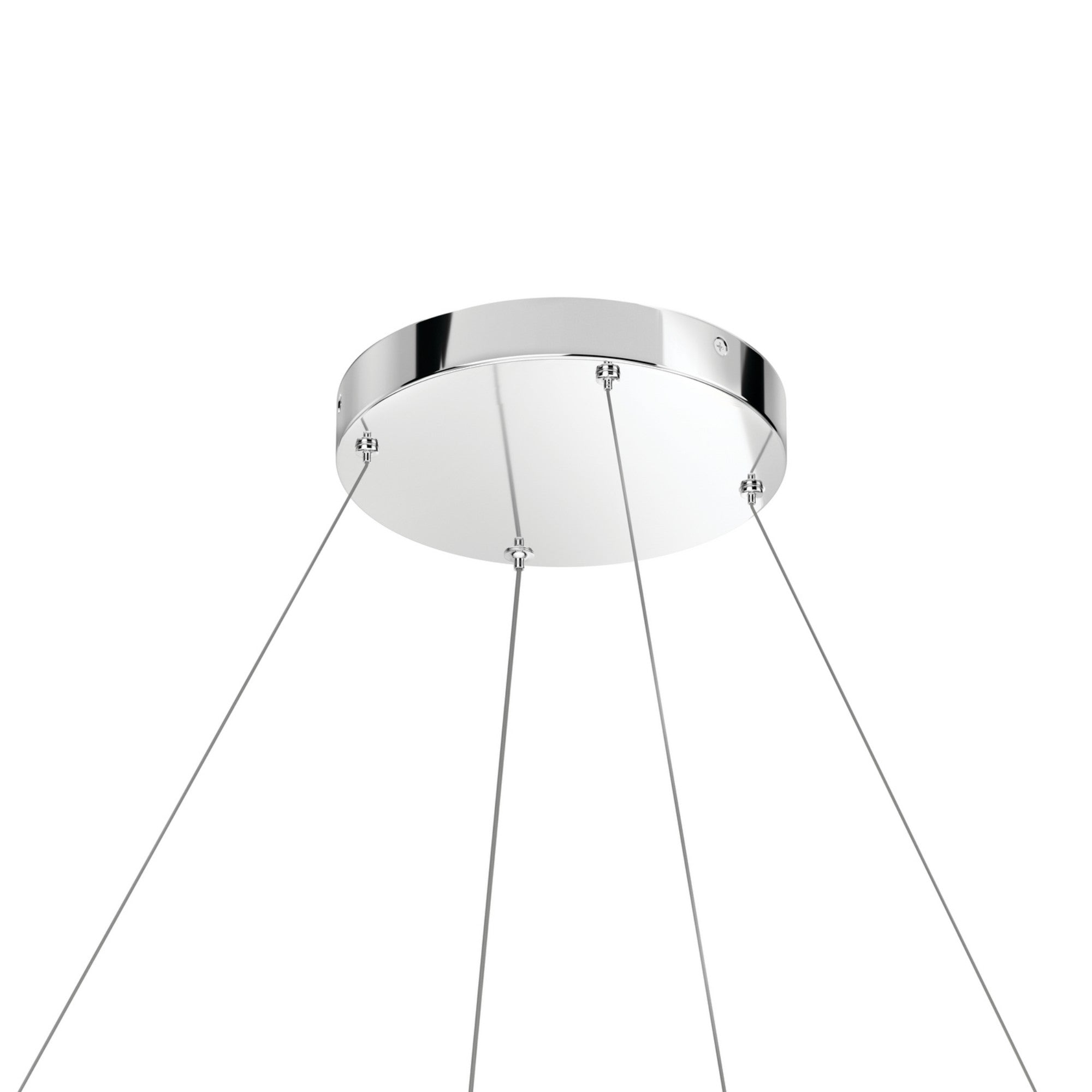 Jovian 30" LED Chandelier, Chrome Finish - Bees Lighting