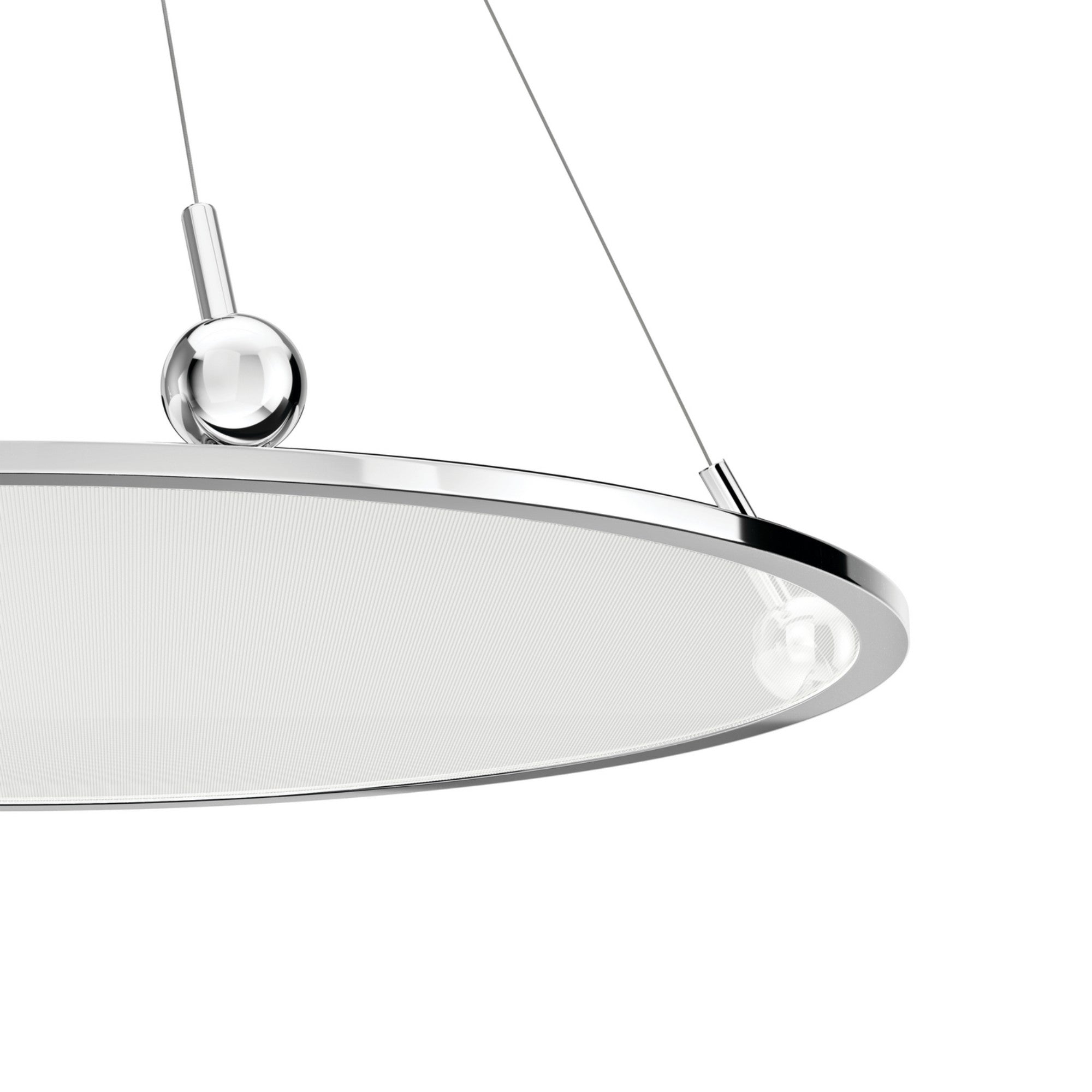 Jovian 30" LED Chandelier, Chrome Finish - Bees Lighting
