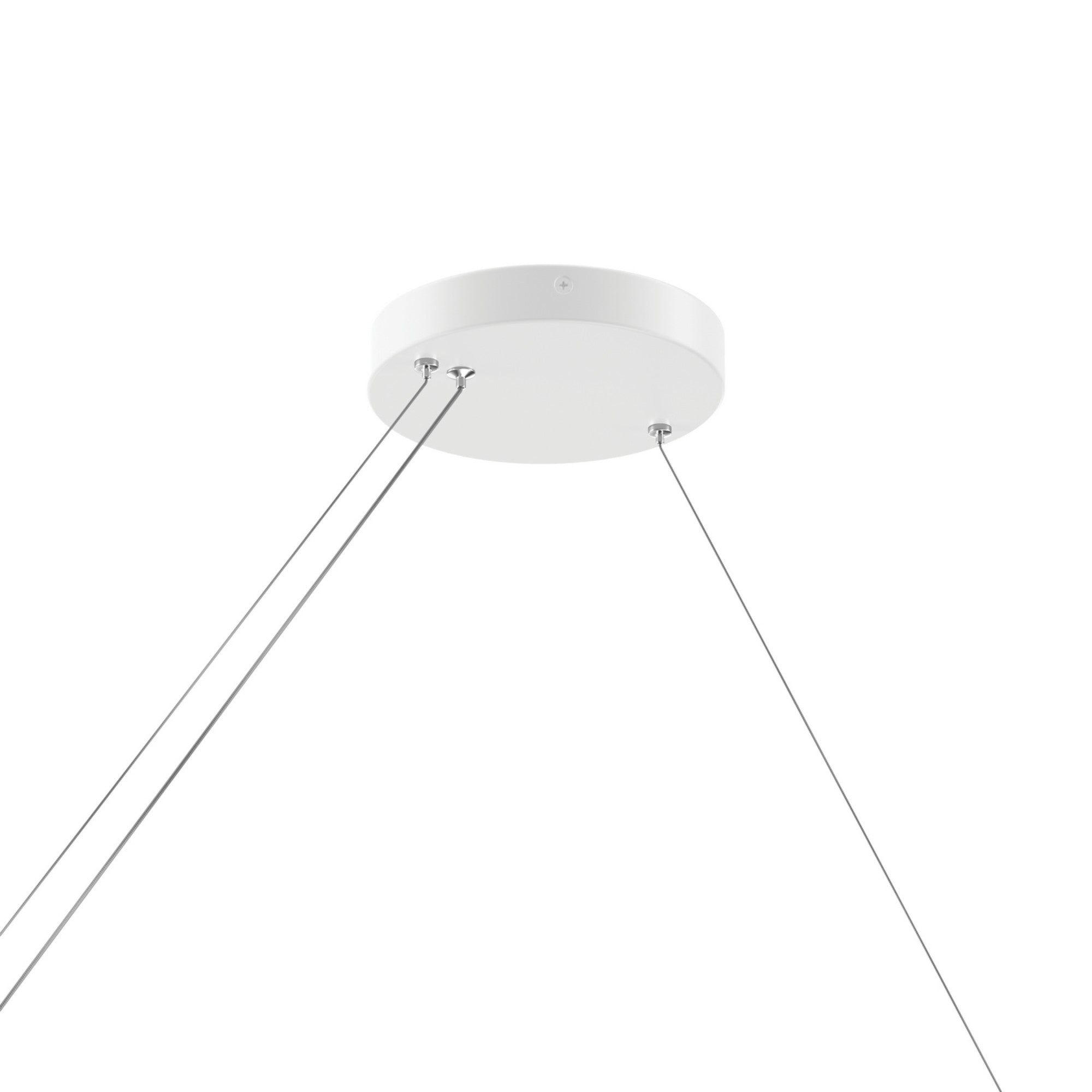 Walman 35" LED Linear Chandelier, White Finish - Bees Lighting