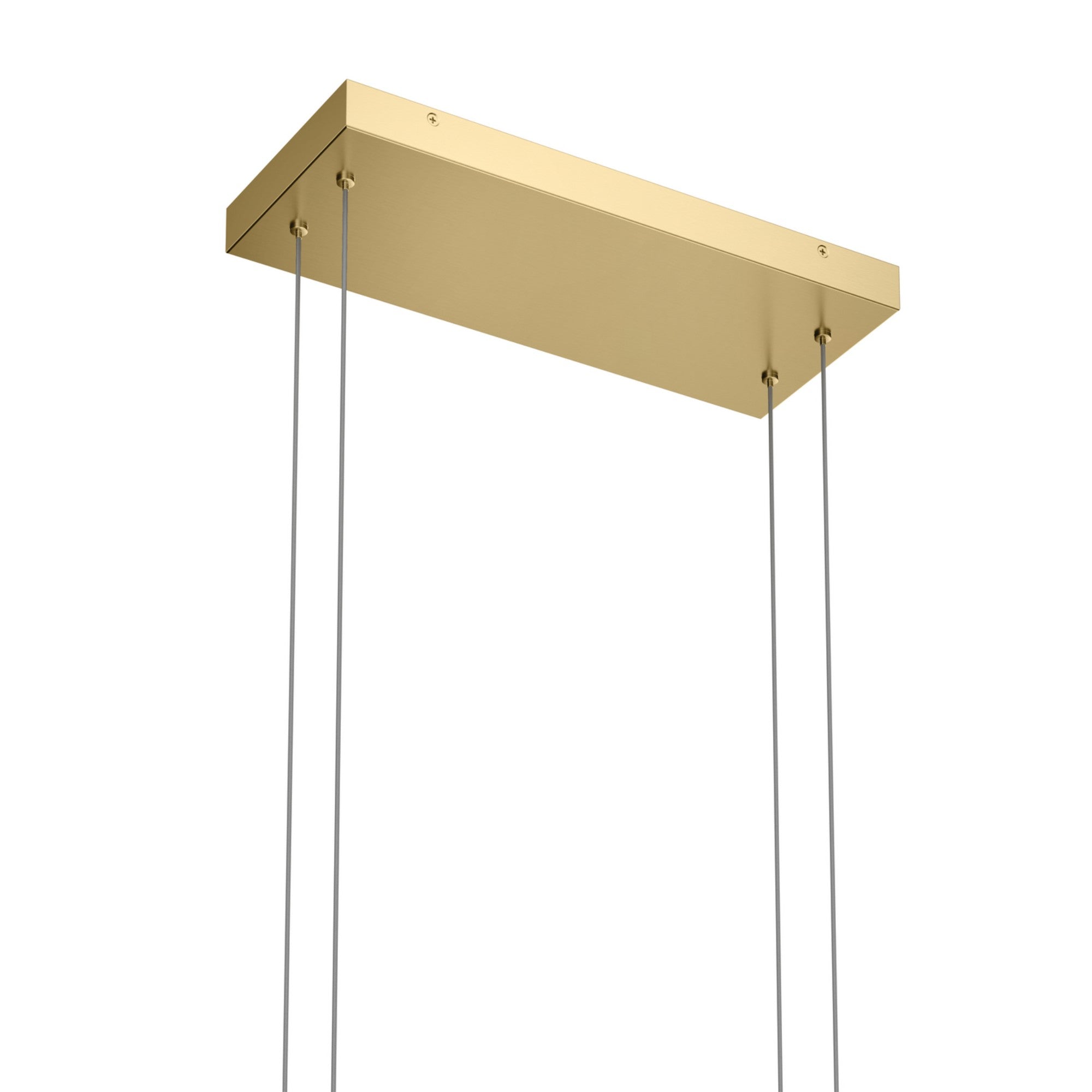 Jestin 38" LED Linear Chandelier, Champagne Gold Finish - Bees Lighting