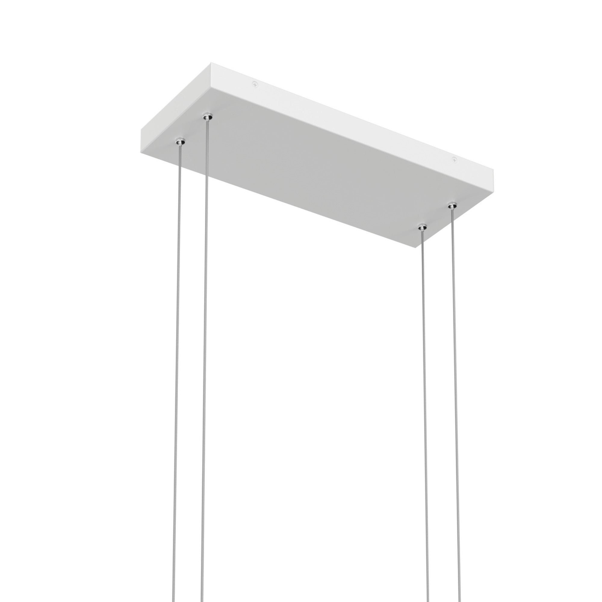 Jestin 38" LED Linear Chandelier, White Finish - Bees Lighting