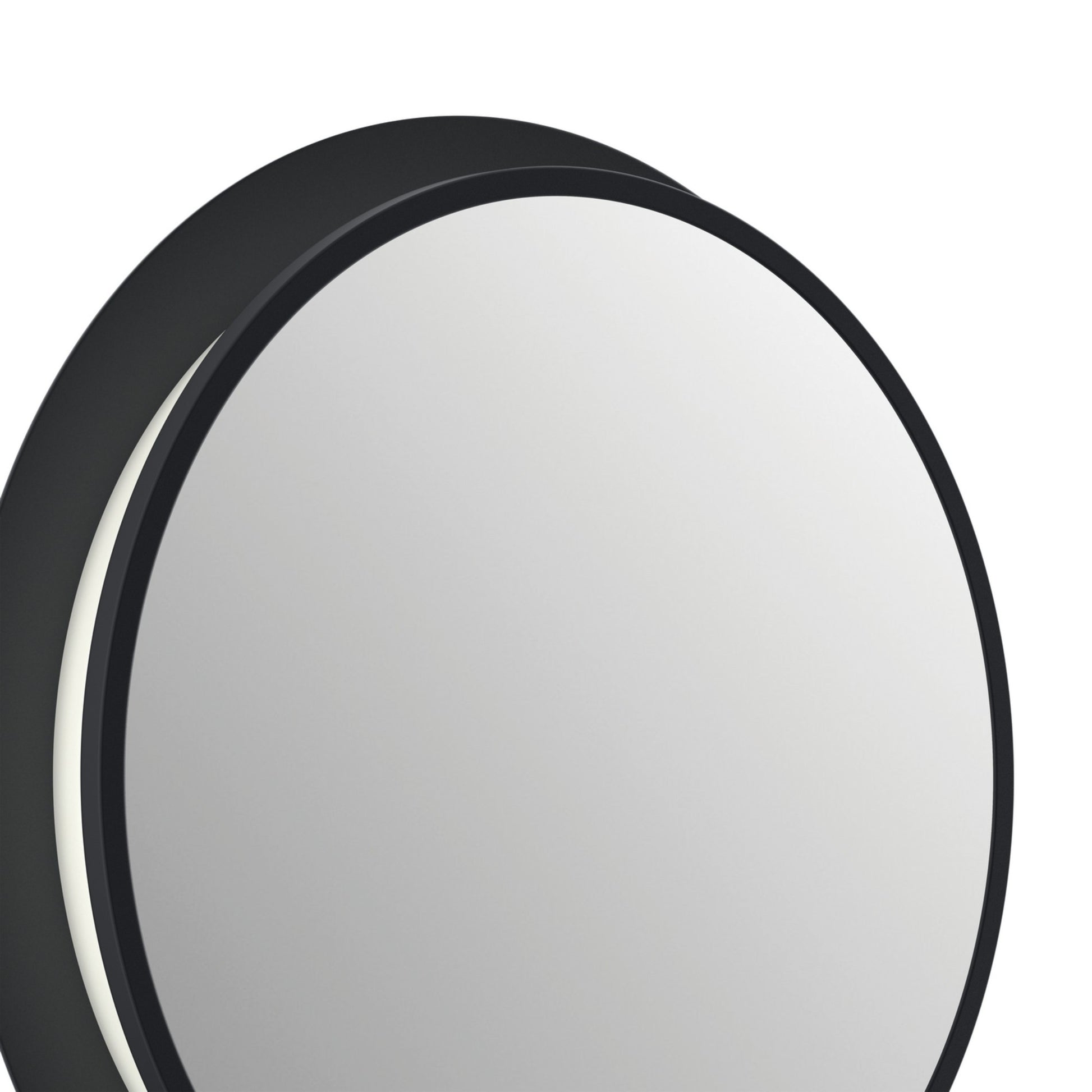 Chennai 30" LED Vanity Mirror, Matte Black Finish - Bees Lighting