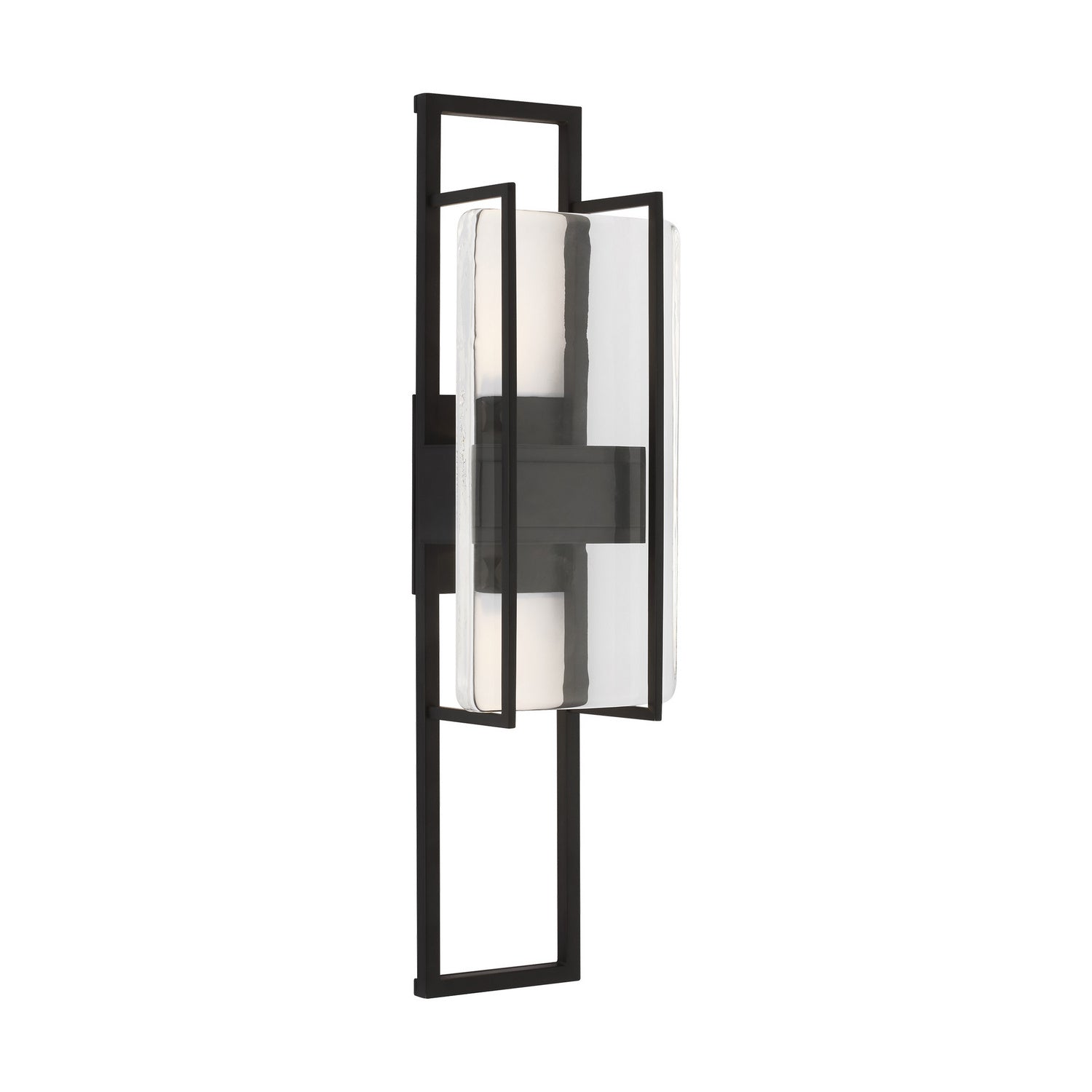 Duelle 18 in. LED Wall Light Black Finish