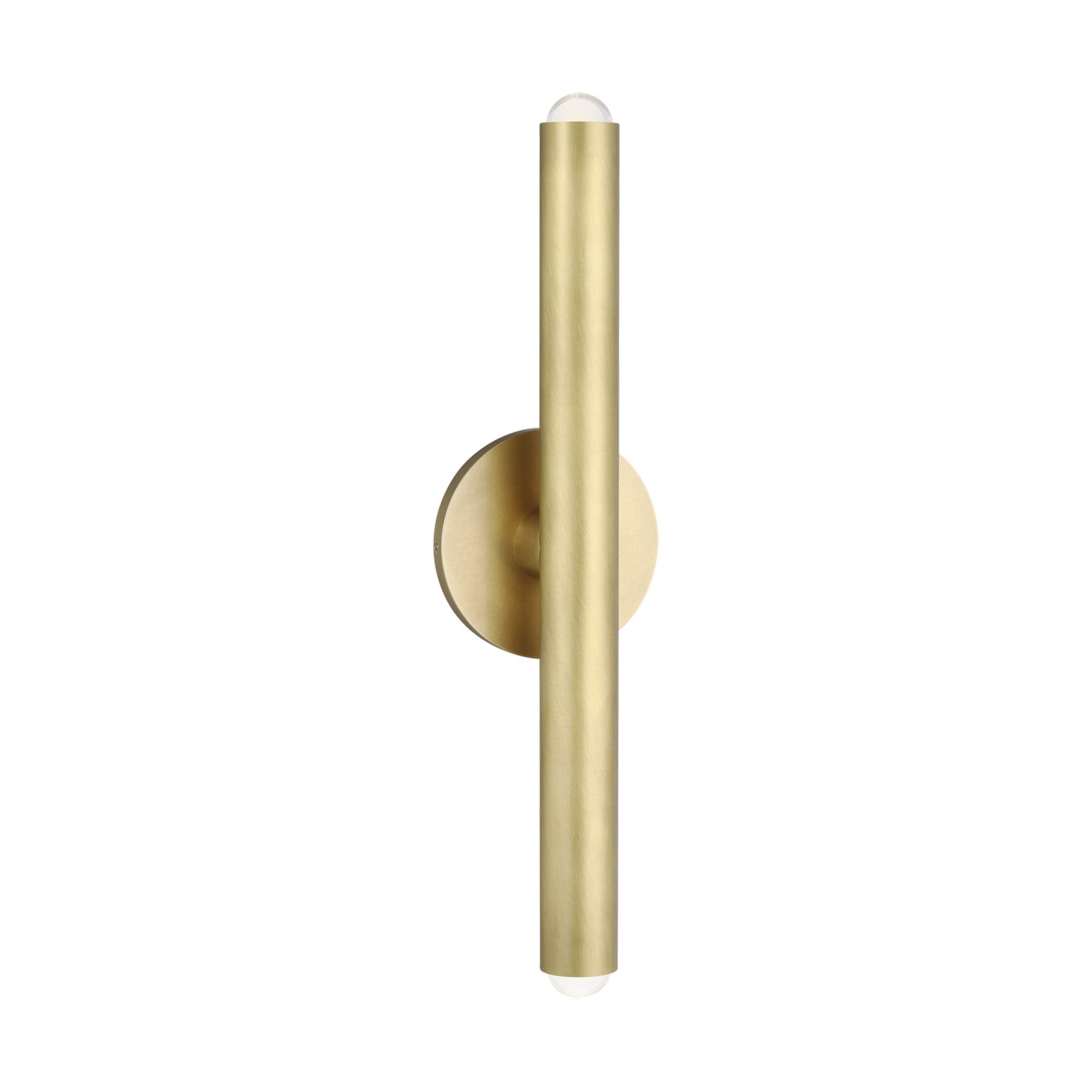 Ebell 16" Wall Sconce, 120-277V, Natural Brass Finish - Bees Lighting
