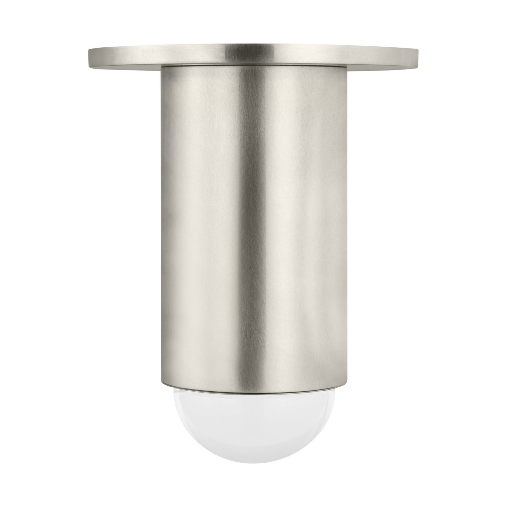 Ebell 6" LED Small Flush Mount, 120-277V, Antique Nickel Finish - Bees Lighting