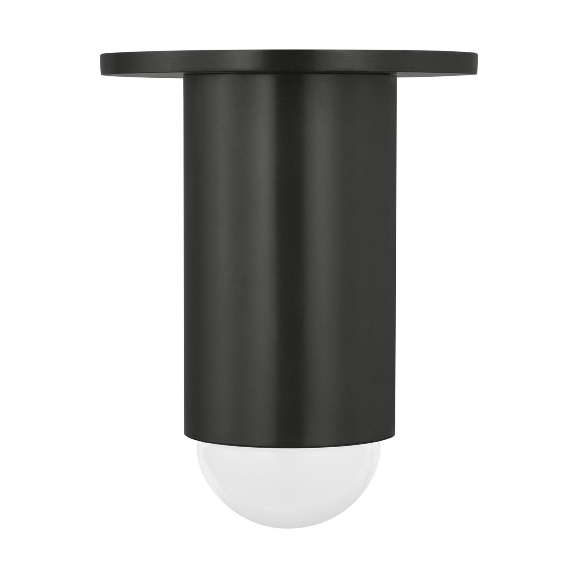 Ebell 6" LED Small Flush Mount, 120-277V, Dark Bronze Finish - Bees Lighting