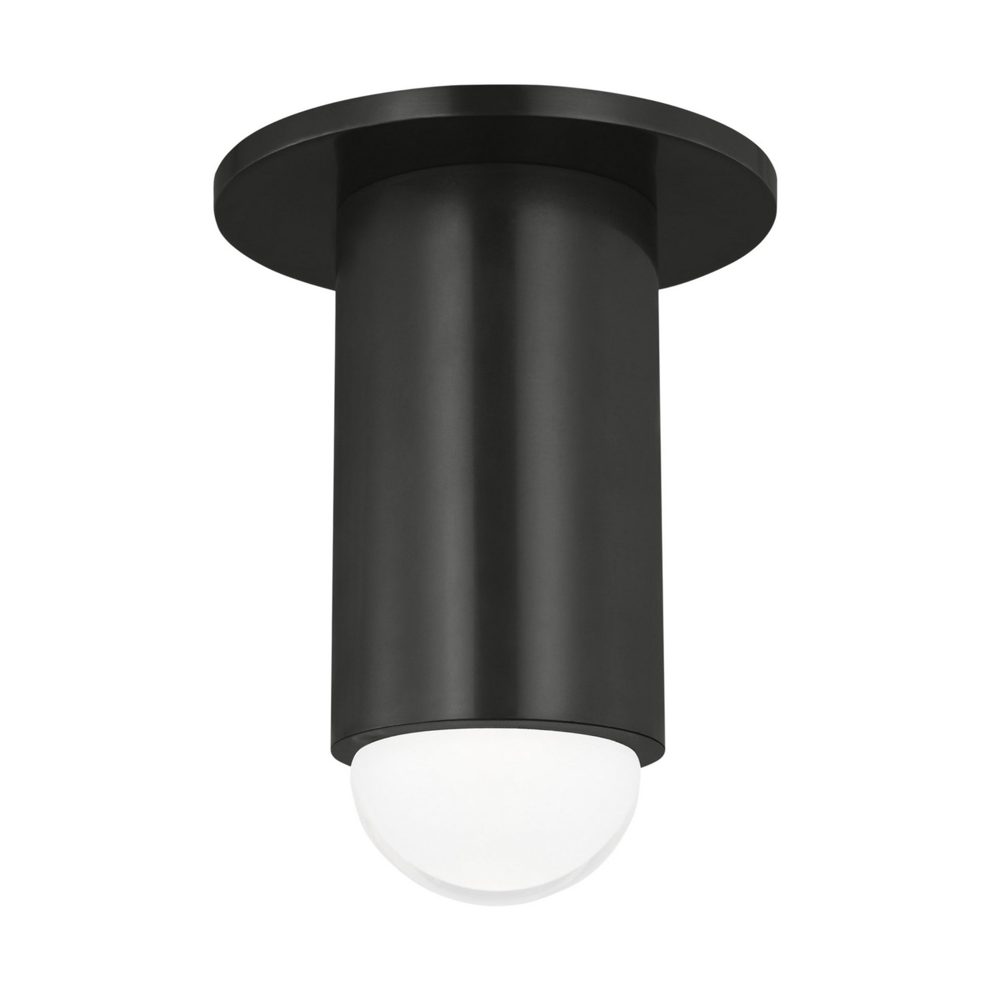 Ebell 6" LED Small Flush Mount, 120-277V, Dark Bronze Finish - Bees Lighting