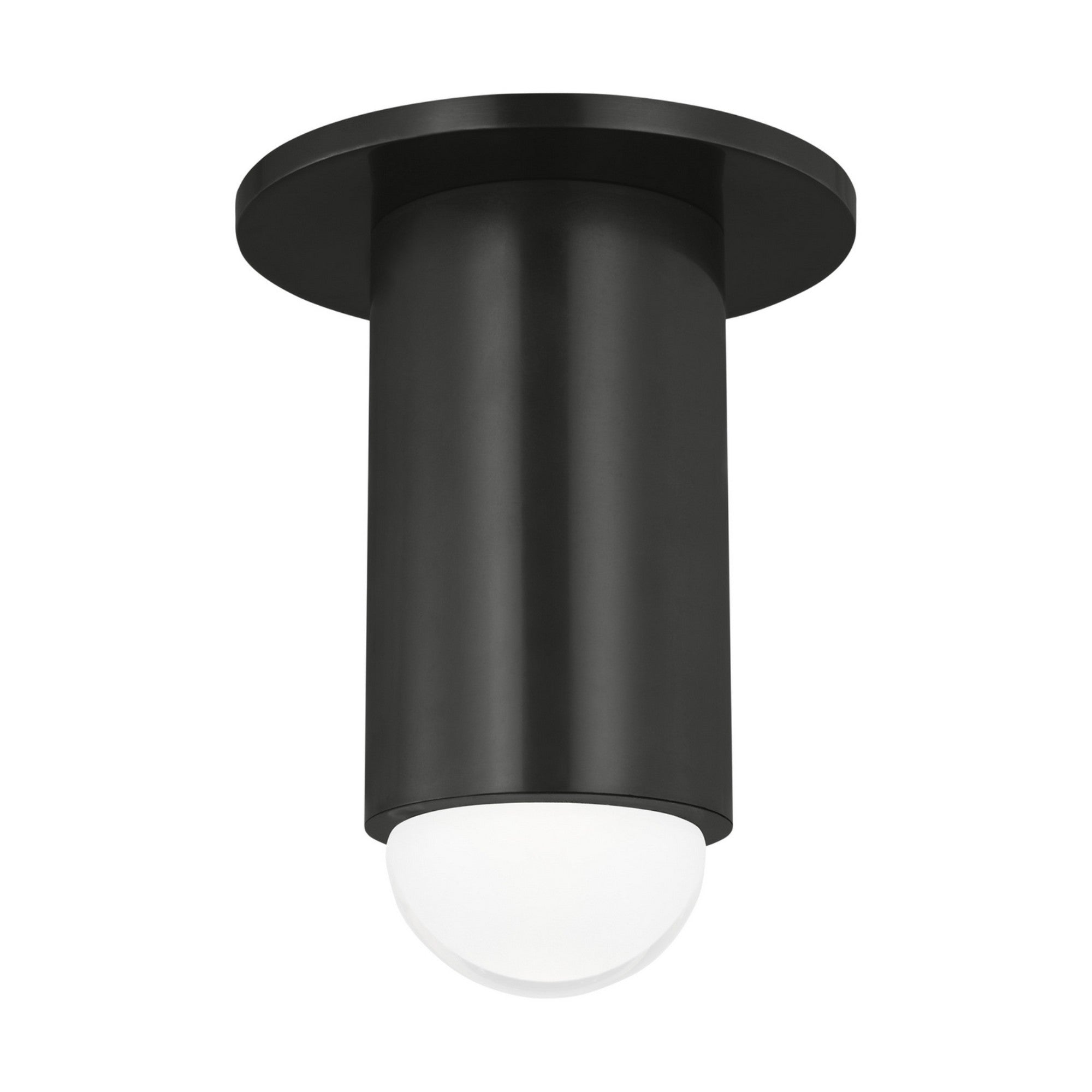Ebell 6" LED Small Flush Mount, 120-277V, Dark Bronze Finish - Bees Lighting