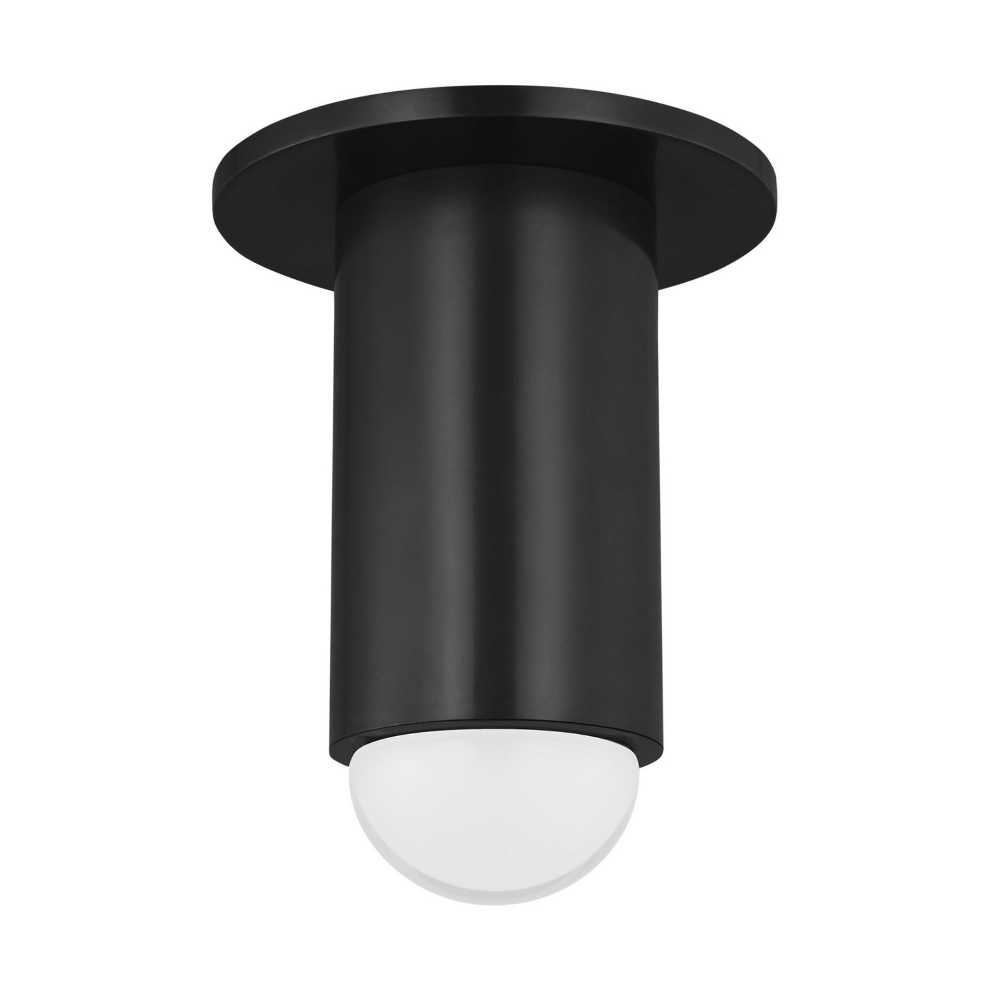 Ebell 6" LED Small Flush Mount, 120-277V, Dark Bronze Finish - Bees Lighting
