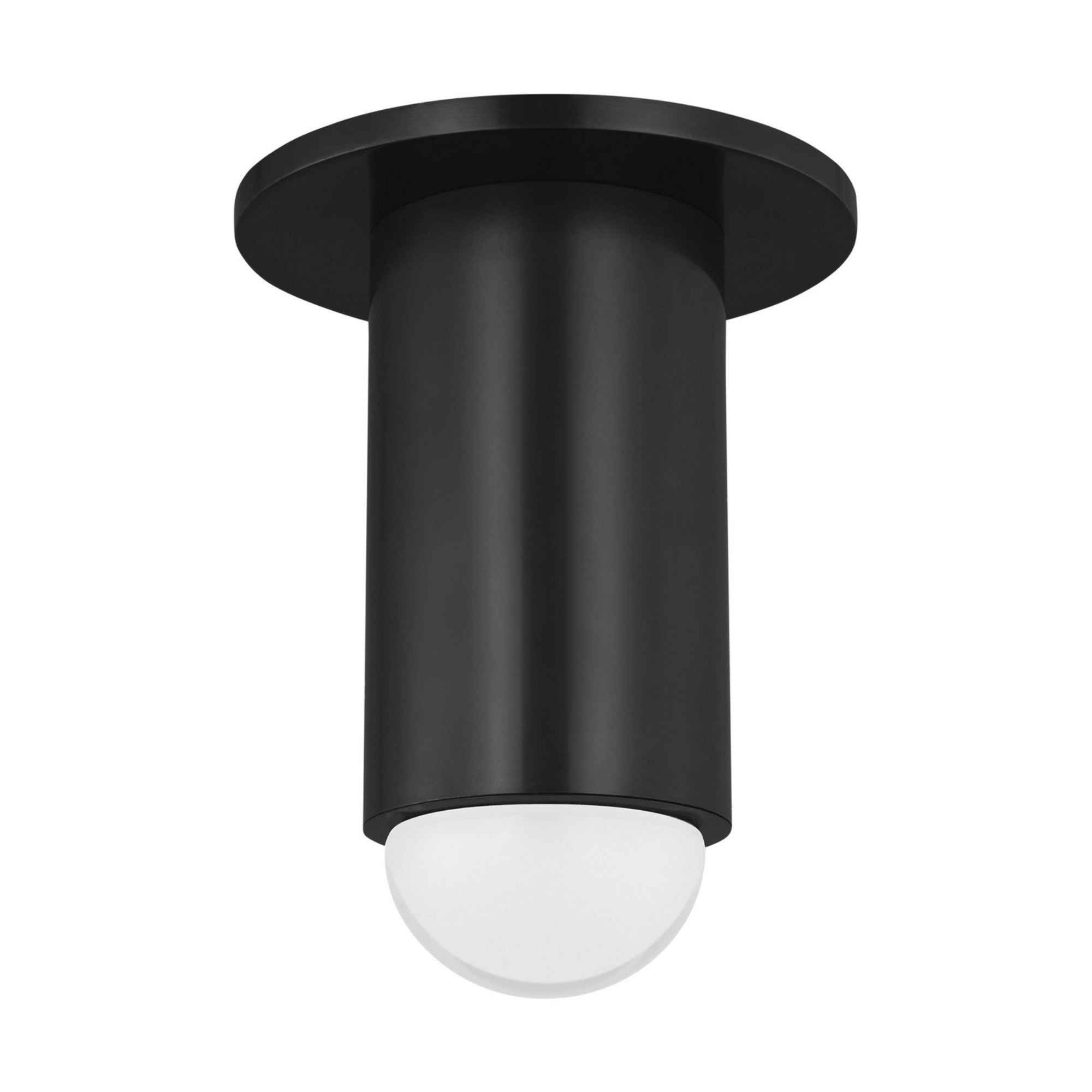 Ebell 6" LED Small Flush Mount, 120-277V, Dark Bronze Finish - Bees Lighting