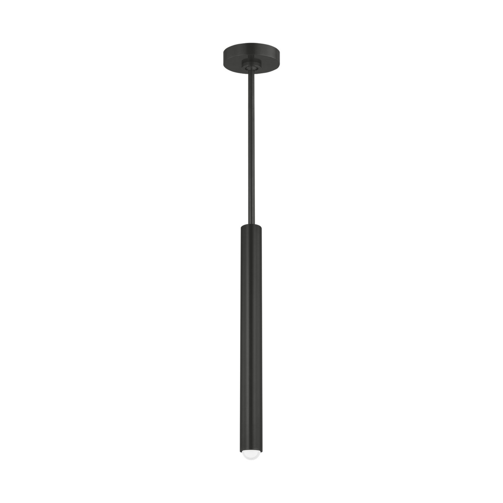 Ebell 17" LED Small Pendant, 277V, Dark Bronze Finish - Bees Lighting