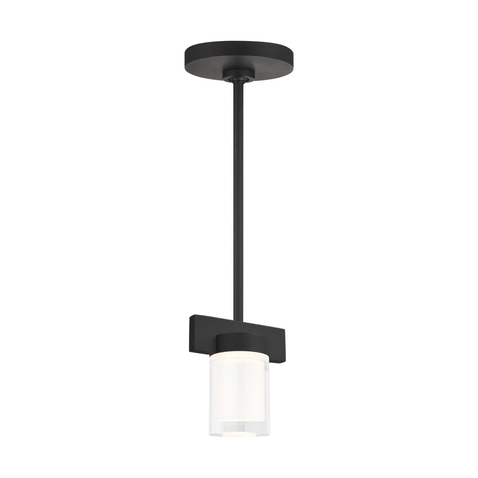 Esfera 5 in. Single LED Pendant Light Black Finish - Bees Lighting