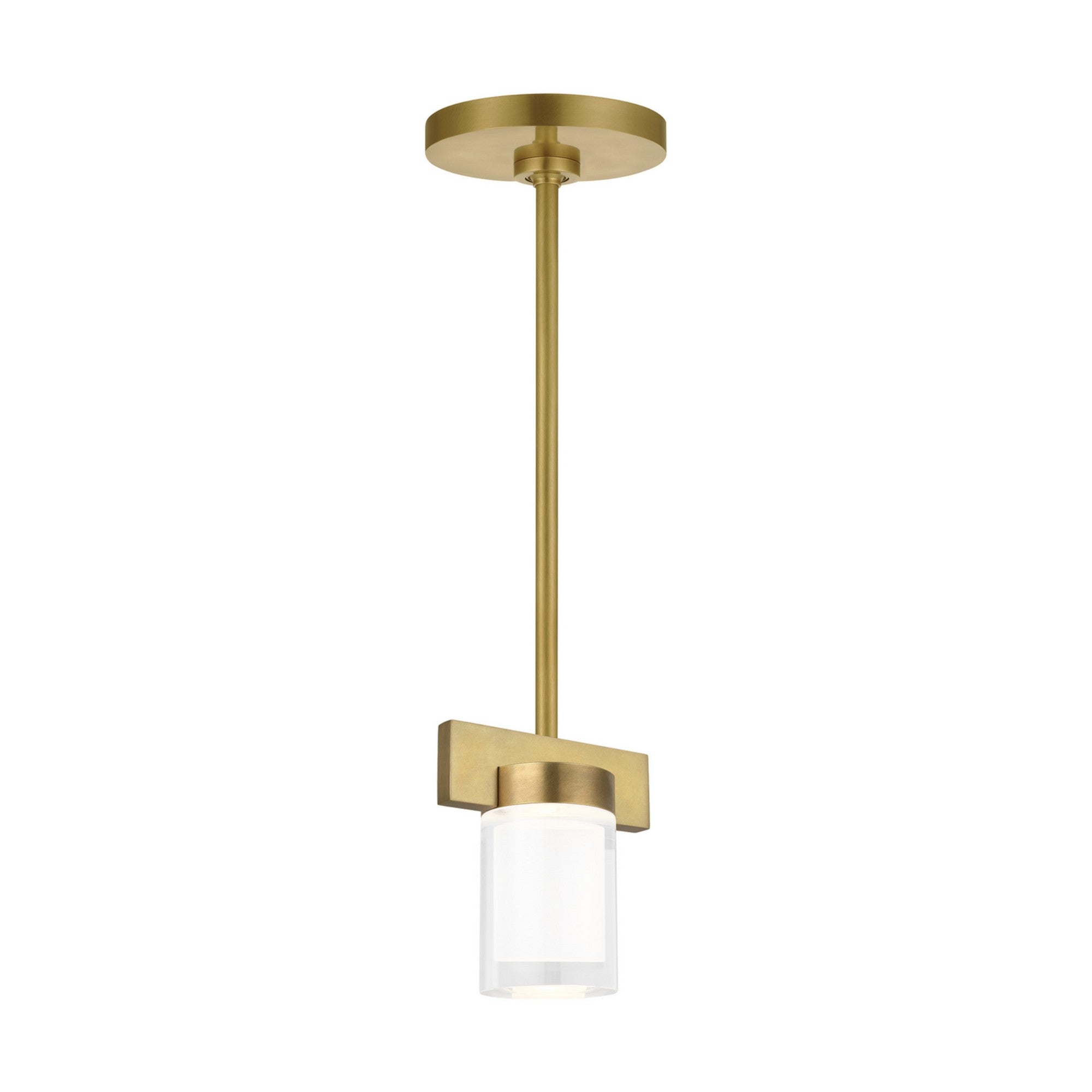 Esfera 5 in. Single LED Pendant Light Natural Brass Finish - Bees Lighting