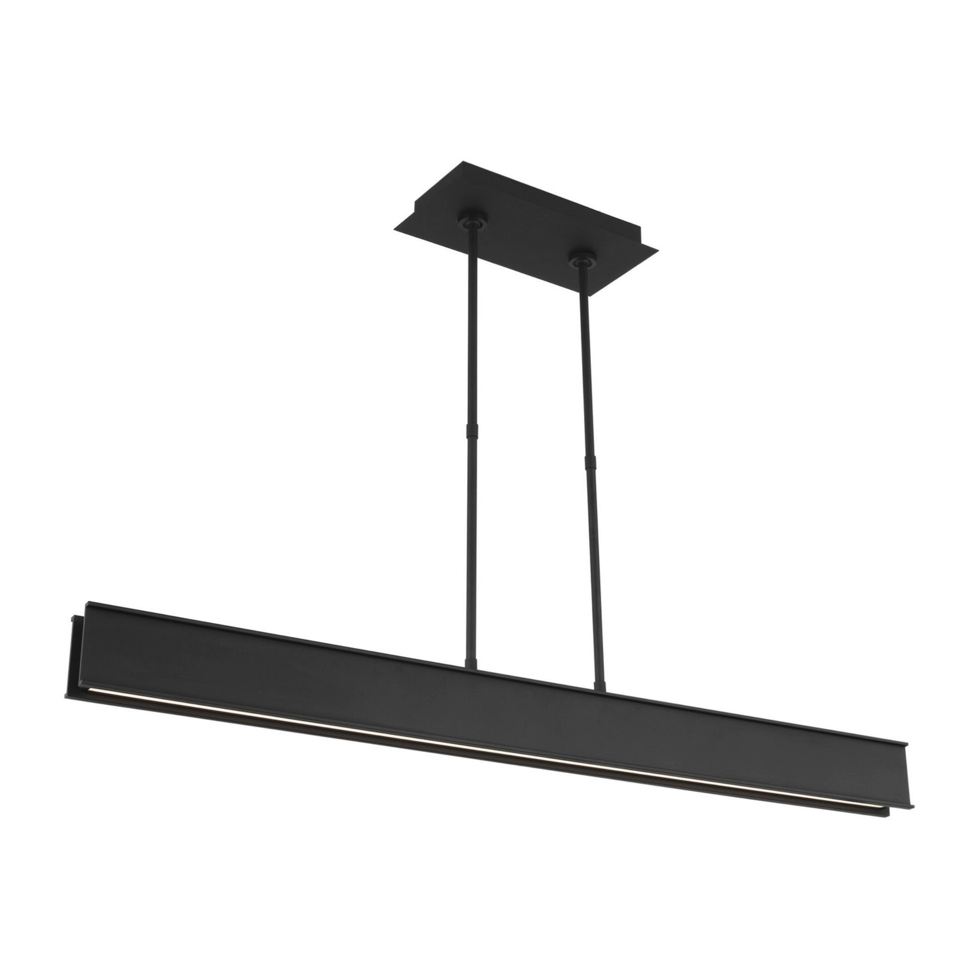 I-Beam 47" Linear Suspension, 120-277V, Nightshade Black Finish - Bees Lighting