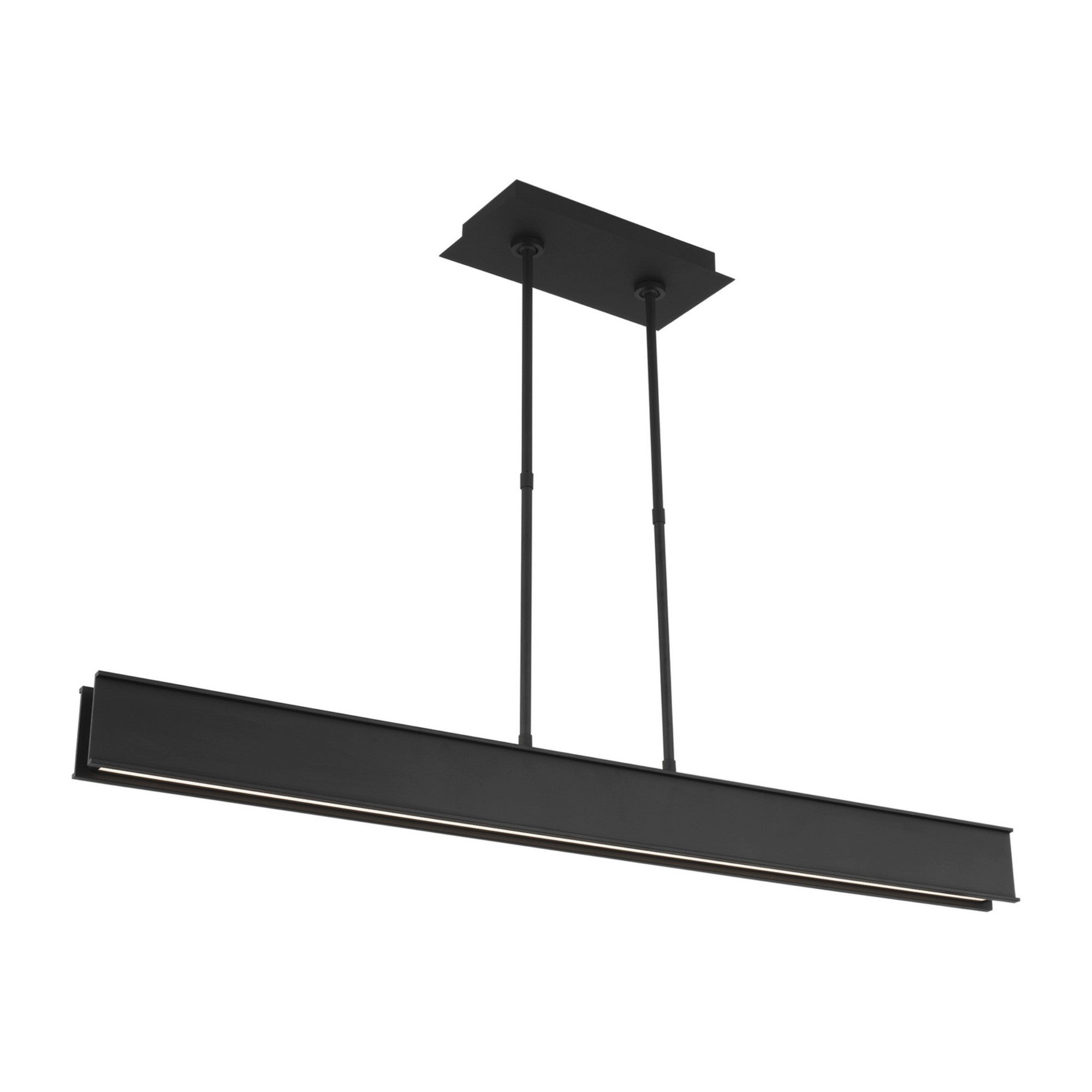 I-Beam 47" Linear Suspension, 120-277V, Nightshade Black Finish - Bees Lighting