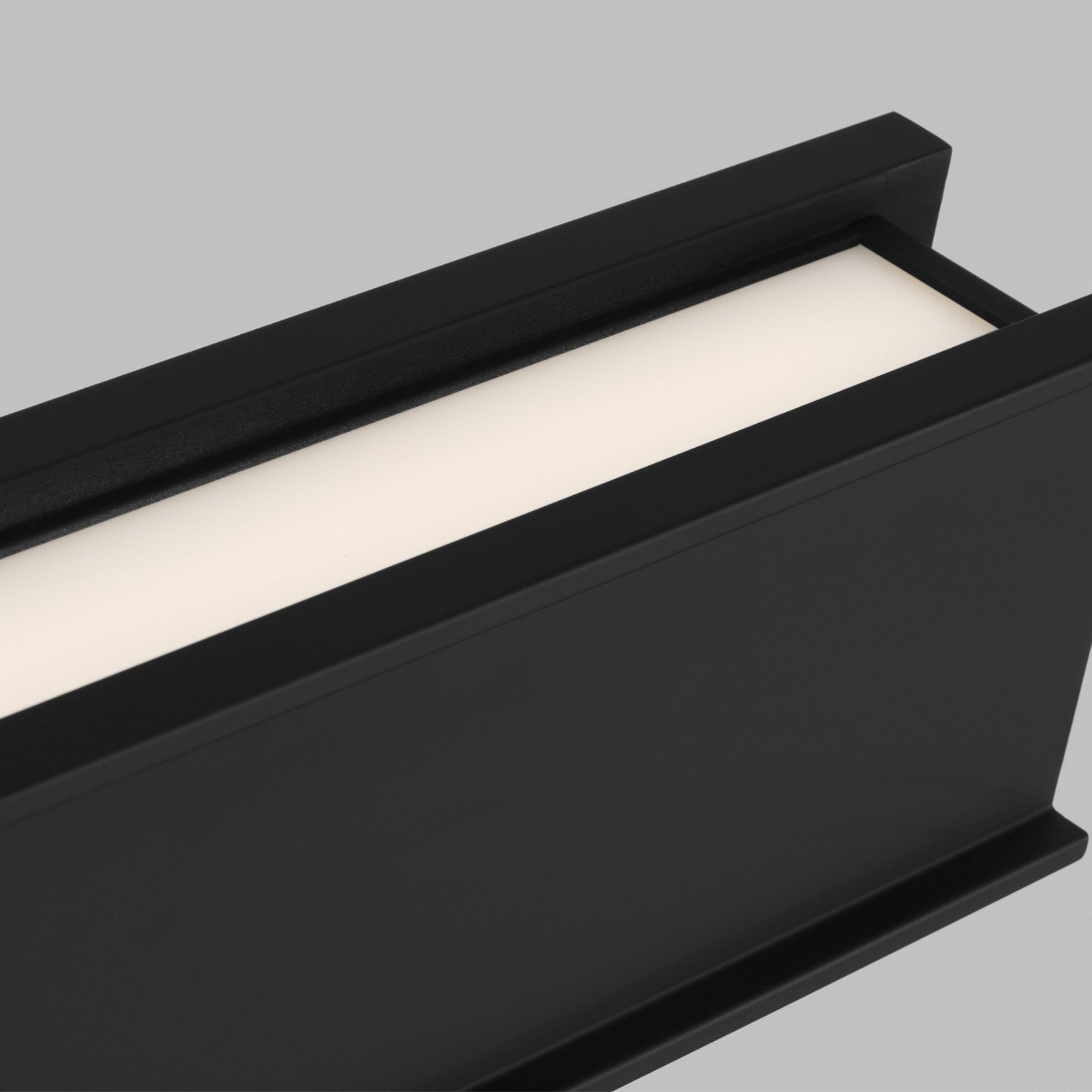 I-Beam 47" Linear Suspension, 120-277V, Nightshade Black Finish - Bees Lighting