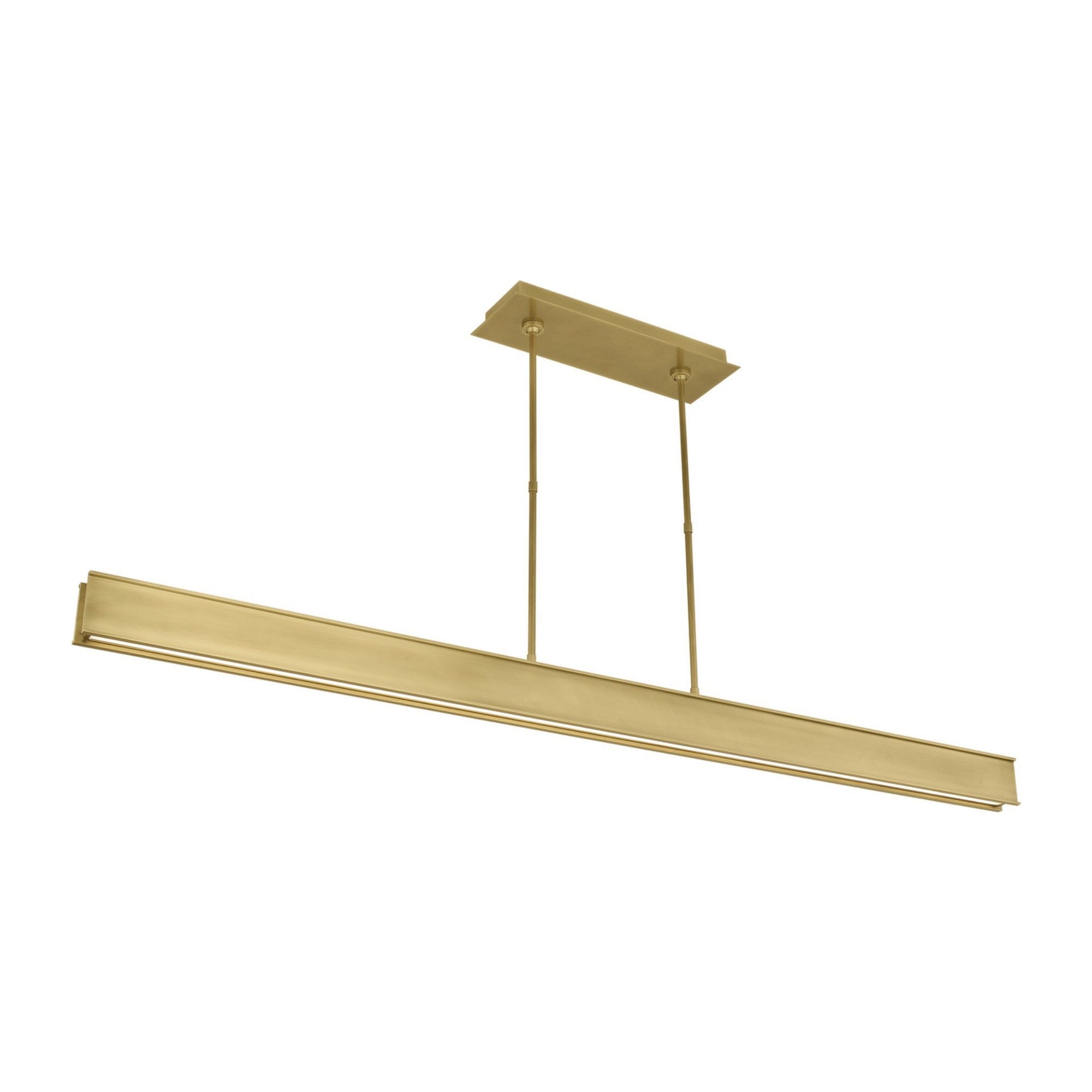 I-Beam 72" Linear Suspension, Plated Brass Finish - Bees Lighting