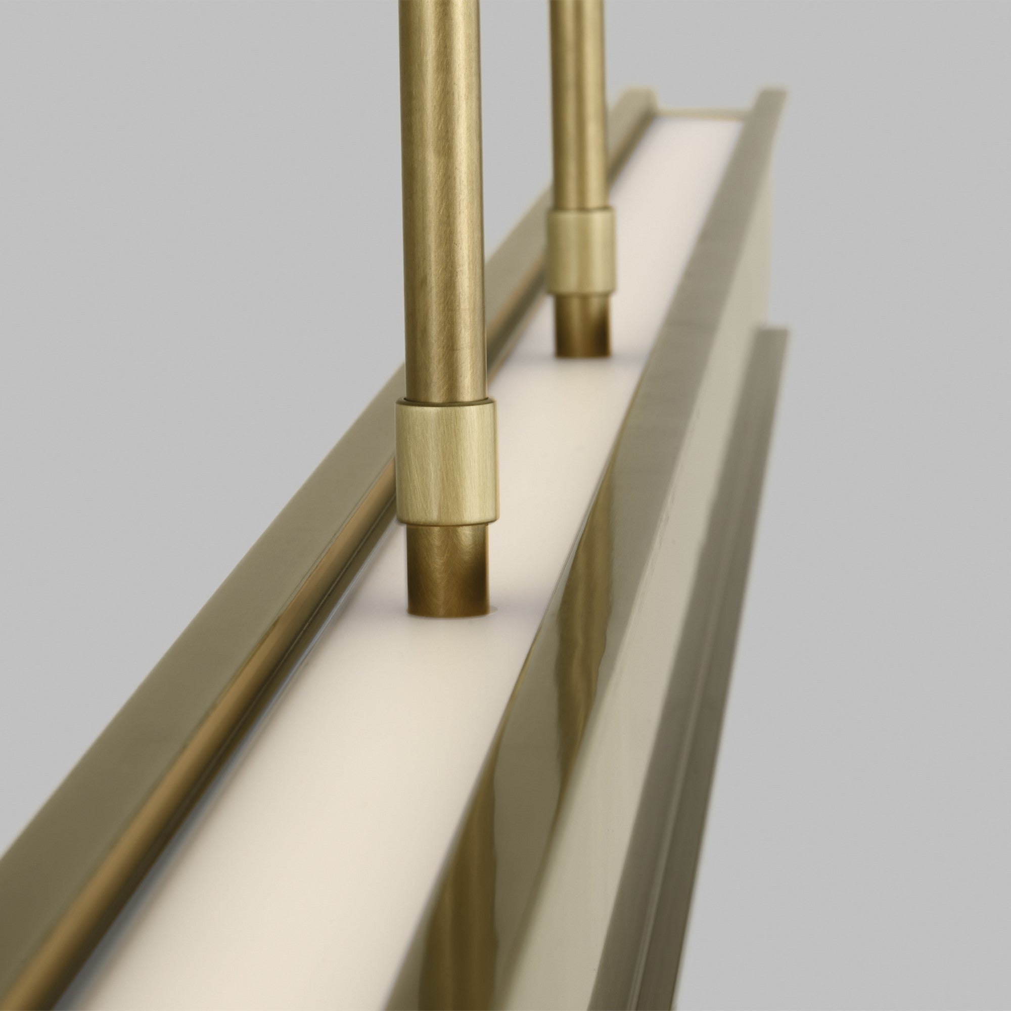 I-Beam 72" Linear Suspension, Plated Brass Finish - Bees Lighting