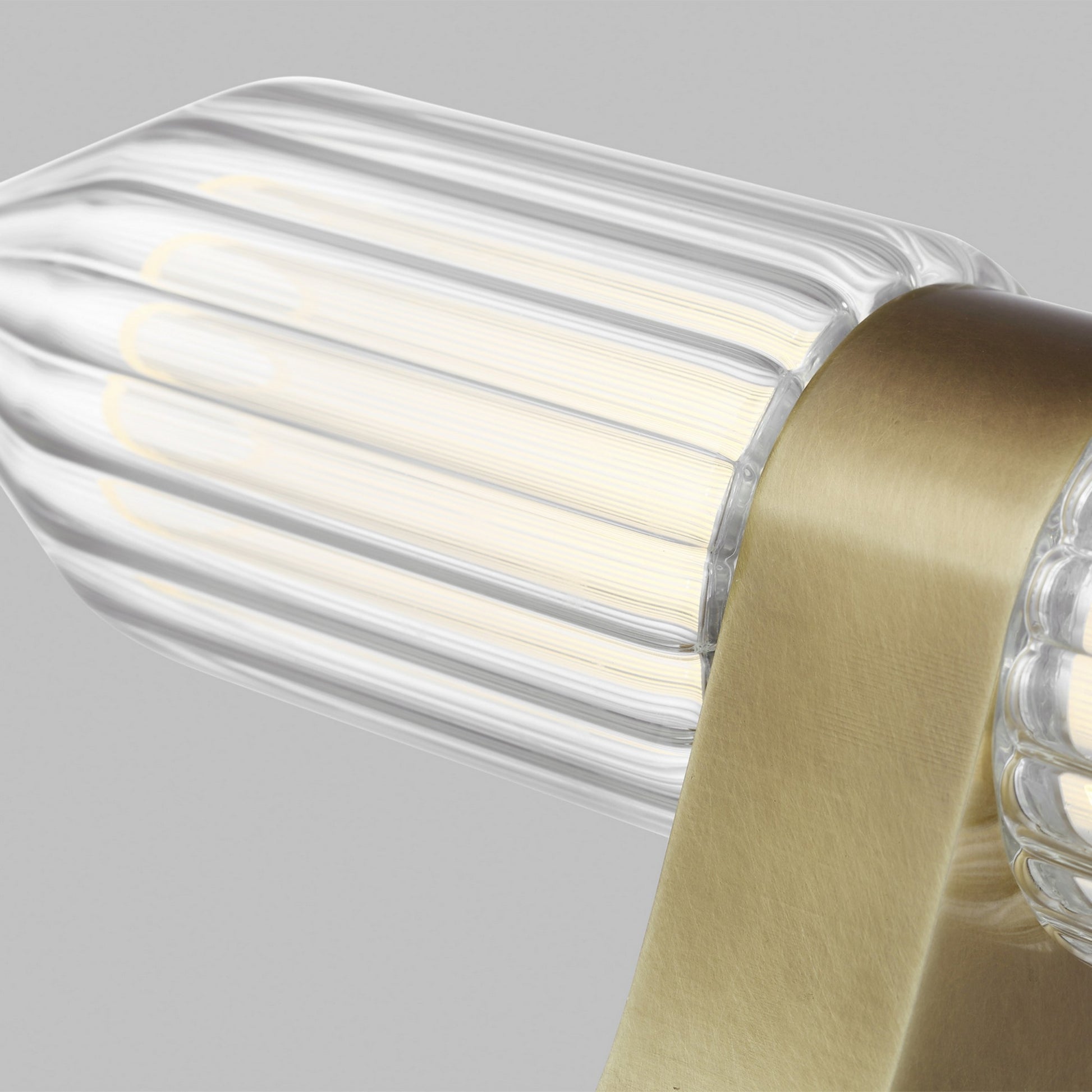 Langston LED Table Lamp, Plated Brass Finish - Bees Lighting