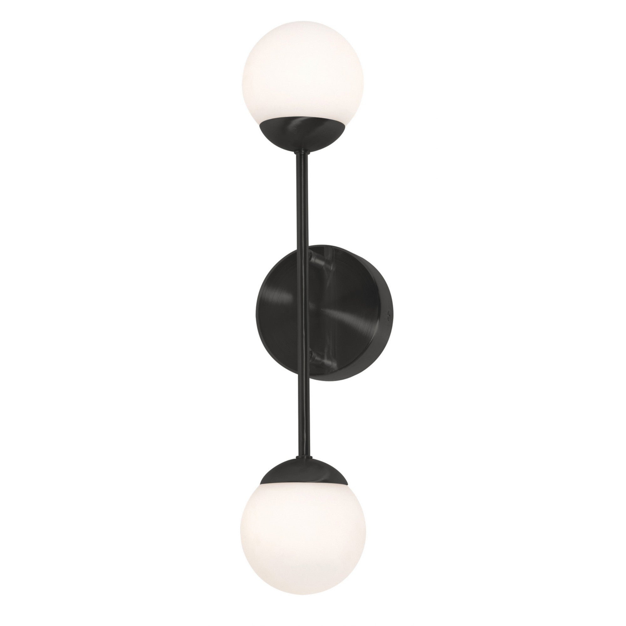 Pearl 17" LED Wall Sconce, Black Finish - Bees Lighting