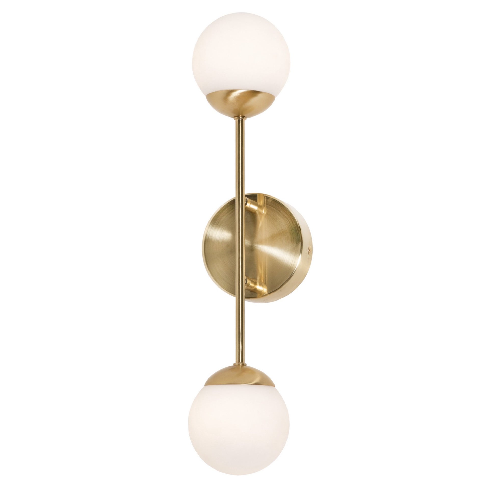 Pearl 17" LED Wall Sconce, Satin Brass Finish - Bees Lighting