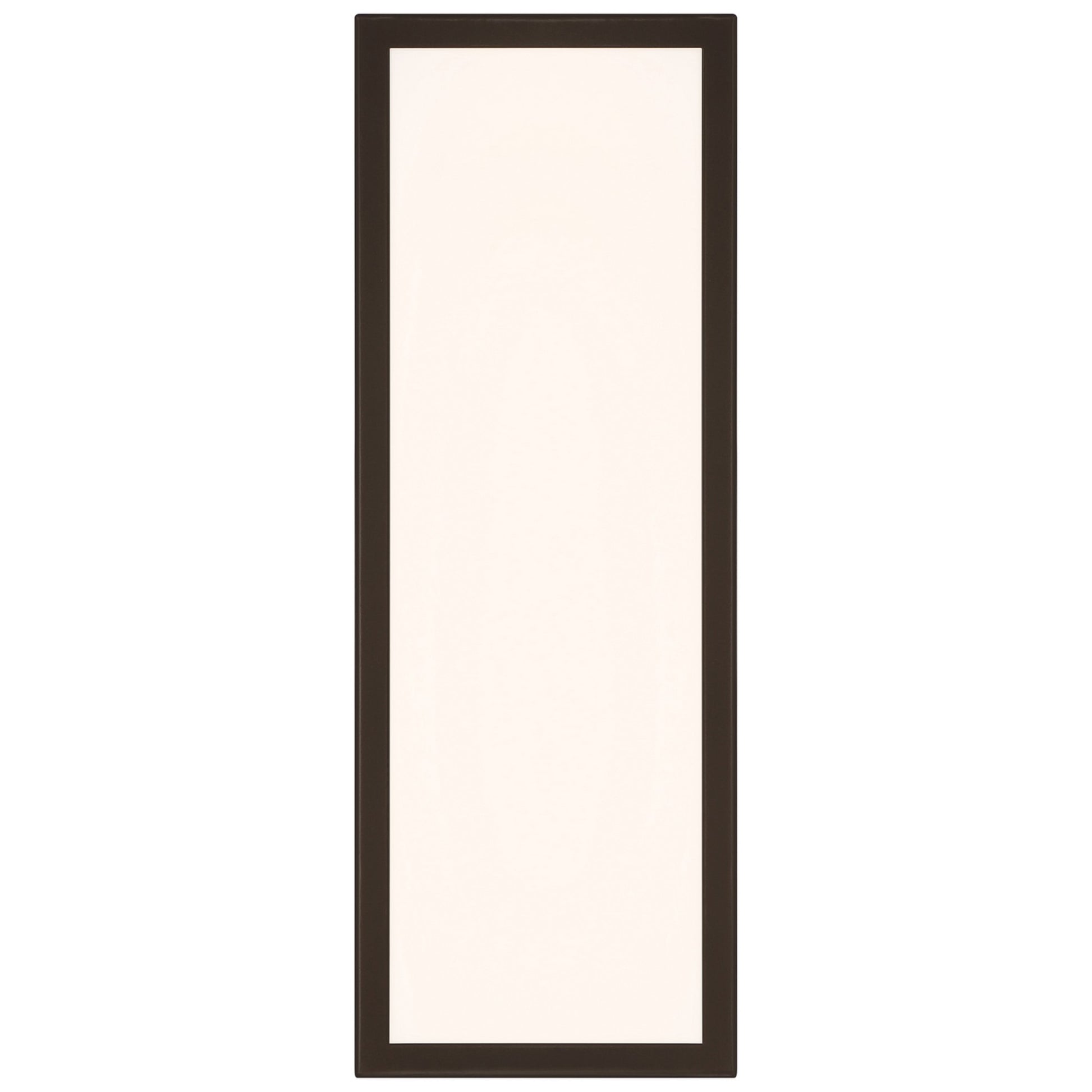 GEO Dual Voltage 18" LED Outdoor Wall Sconce, Bronze Finish - Bees Lighting