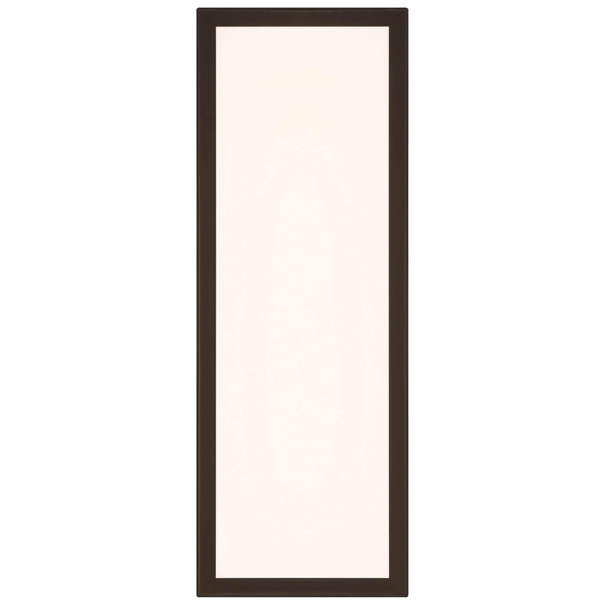 GEO Dual Voltage 18" LED Outdoor Wall Sconce, Bronze Finish - Bees Lighting