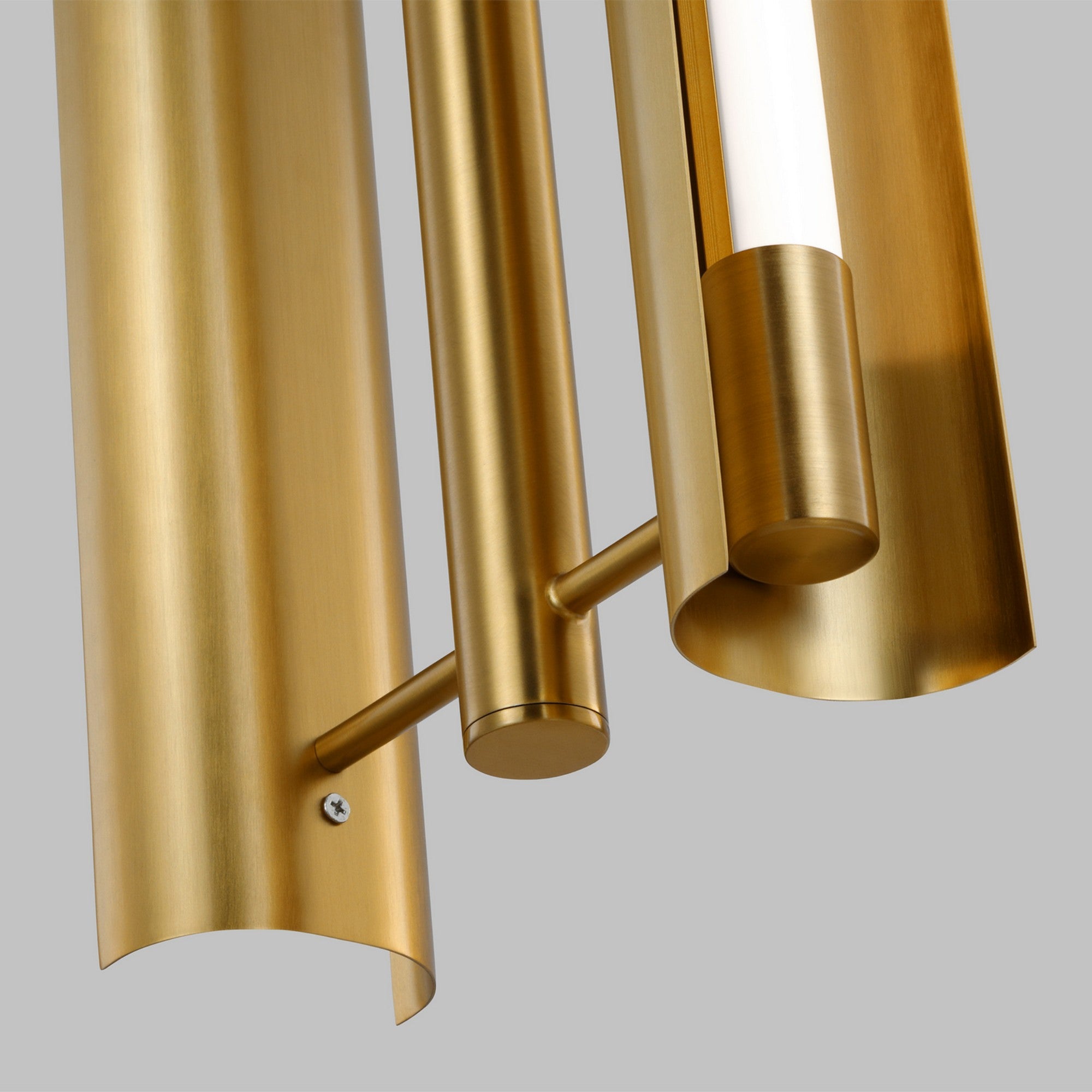 Carson 9" LED 2-Light Pendant, Burnished Brass Finish - Bees Lighting